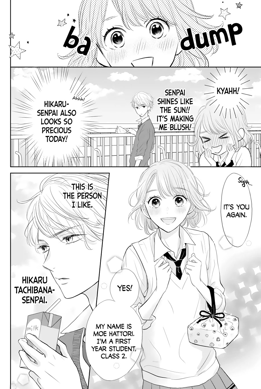 Senpai wa, Ijiwaru ni Tsuki Chapter 1 page 6 - Chapter 1