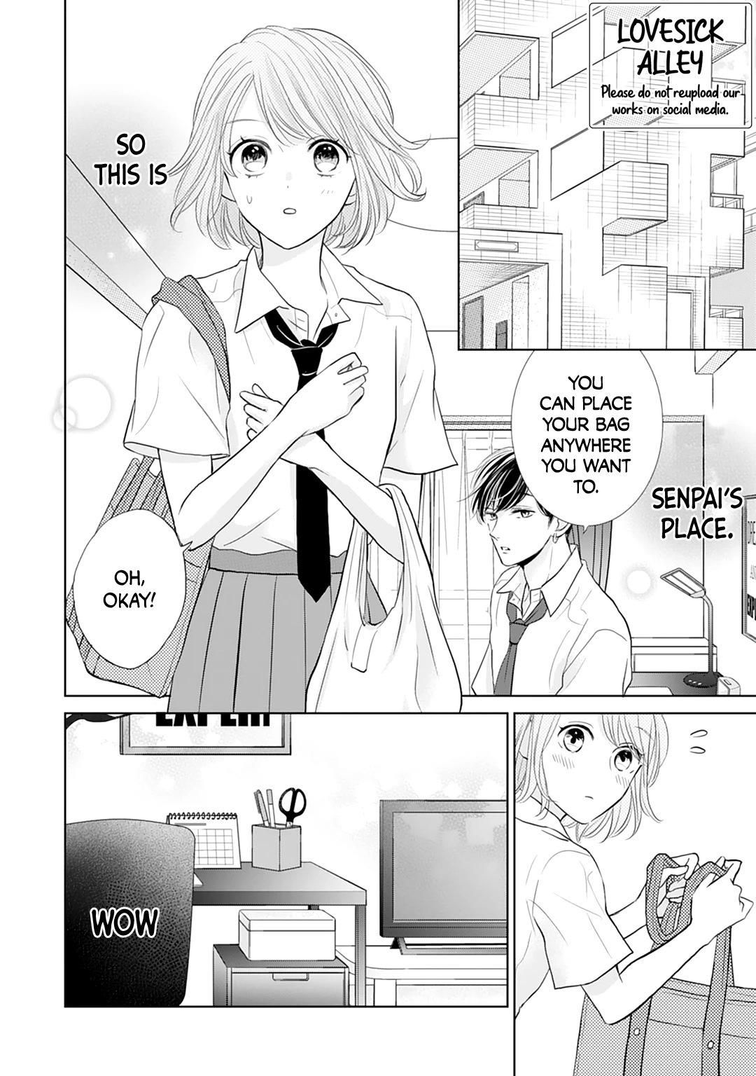 Senpai wa, Ijiwaru ni Tsuki Chapter 13 page 4 - Chapter 13