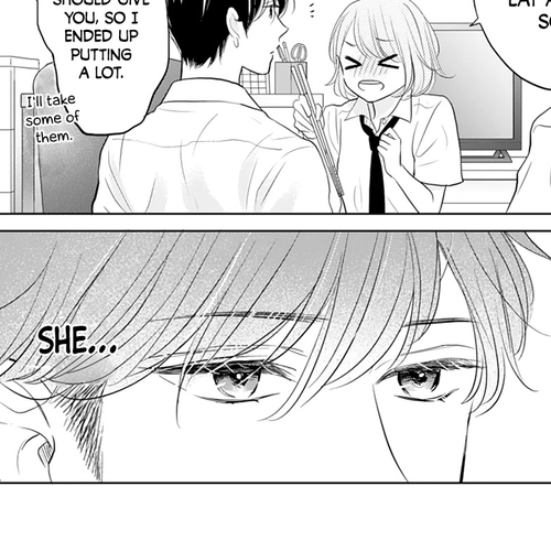 Senpai wa, Ijiwaru ni Tsuki Chapter 13 cover