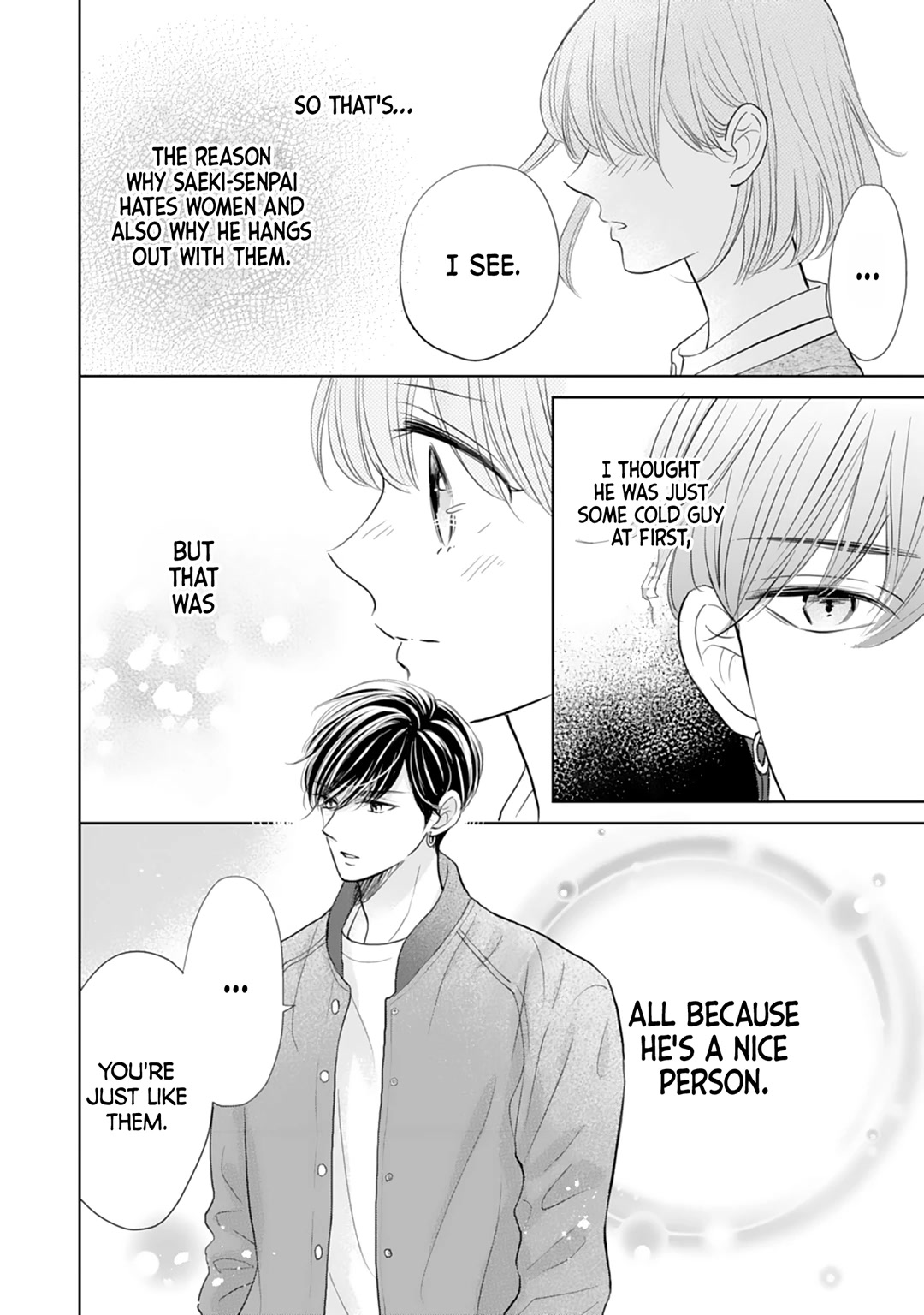 Senpai wa, Ijiwaru ni Tsuki Chapter 17 page 28 - Chapter 17