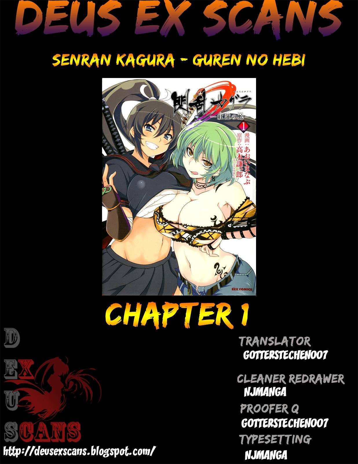 Senran Kagura - Guren no Hebi Chapter 1 page 22 - Chapter 1