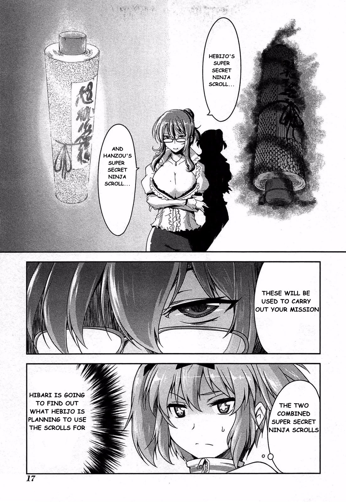 Senran Kagura - Guren no Hebi Chapter 17 page 1 - Chapter 17