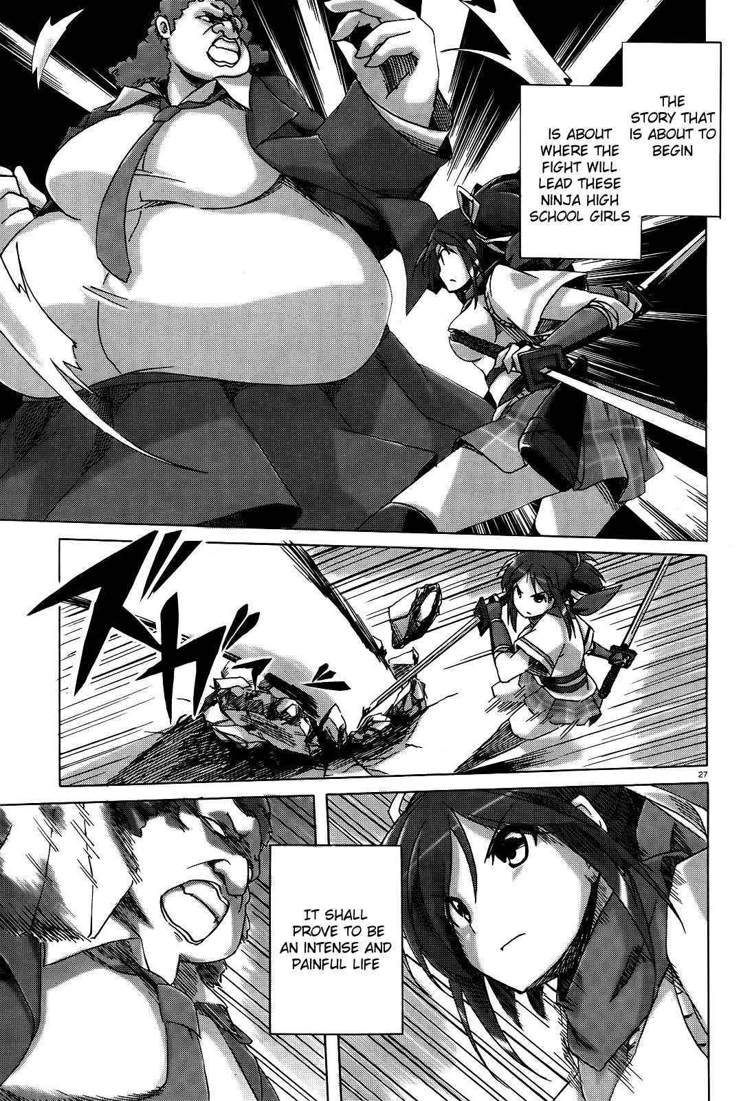 Senran Kagura - Shoujotachi no Shinei Chapter 1 page 25 - Chapter 1