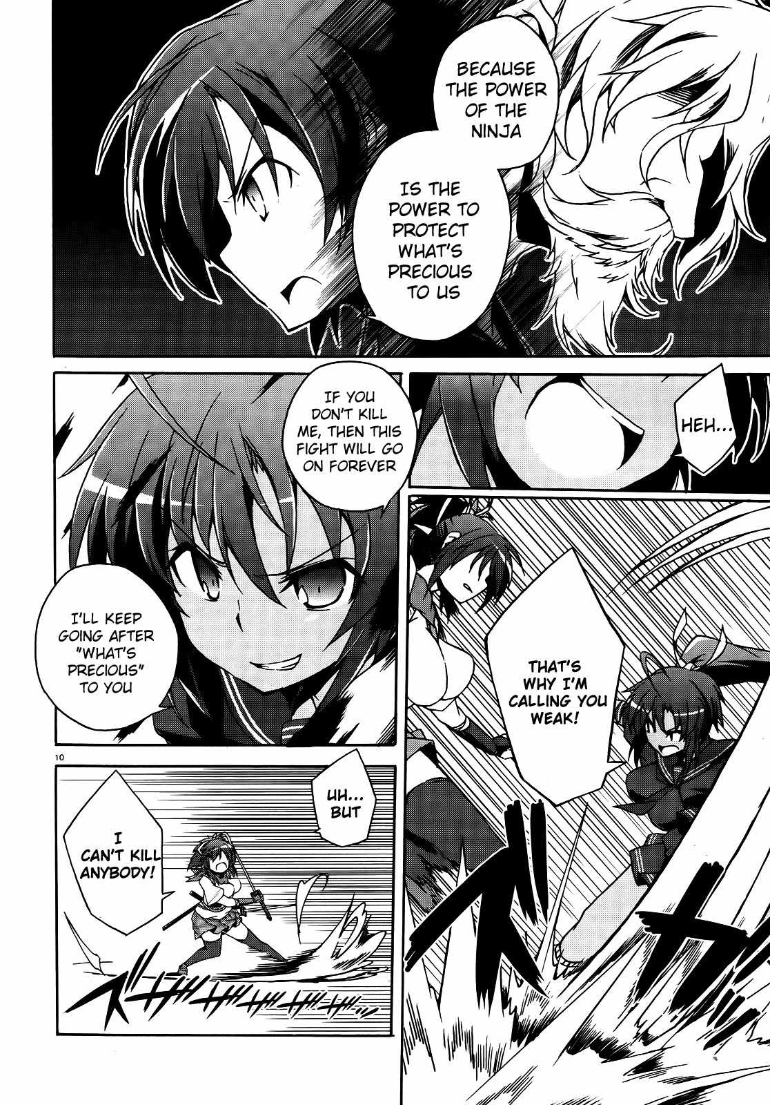 Senran Kagura - Shoujotachi no Shinei Chapter 10 page 10 - Chapter 10