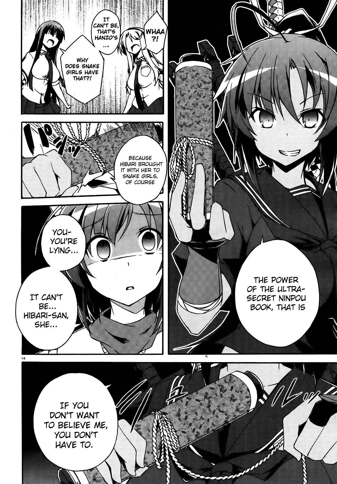 Senran Kagura - Shoujotachi no Shinei Chapter 10 page 14 - Chapter 10