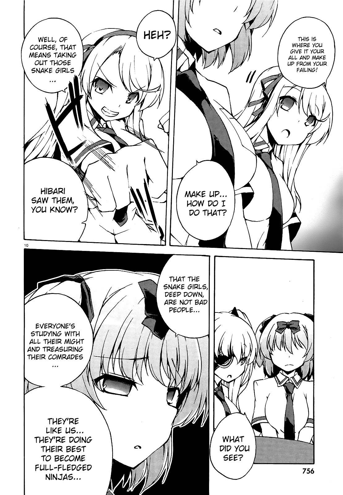 Senran Kagura - Shoujotachi no Shinei Chapter 14 page 10 - Chapter 14