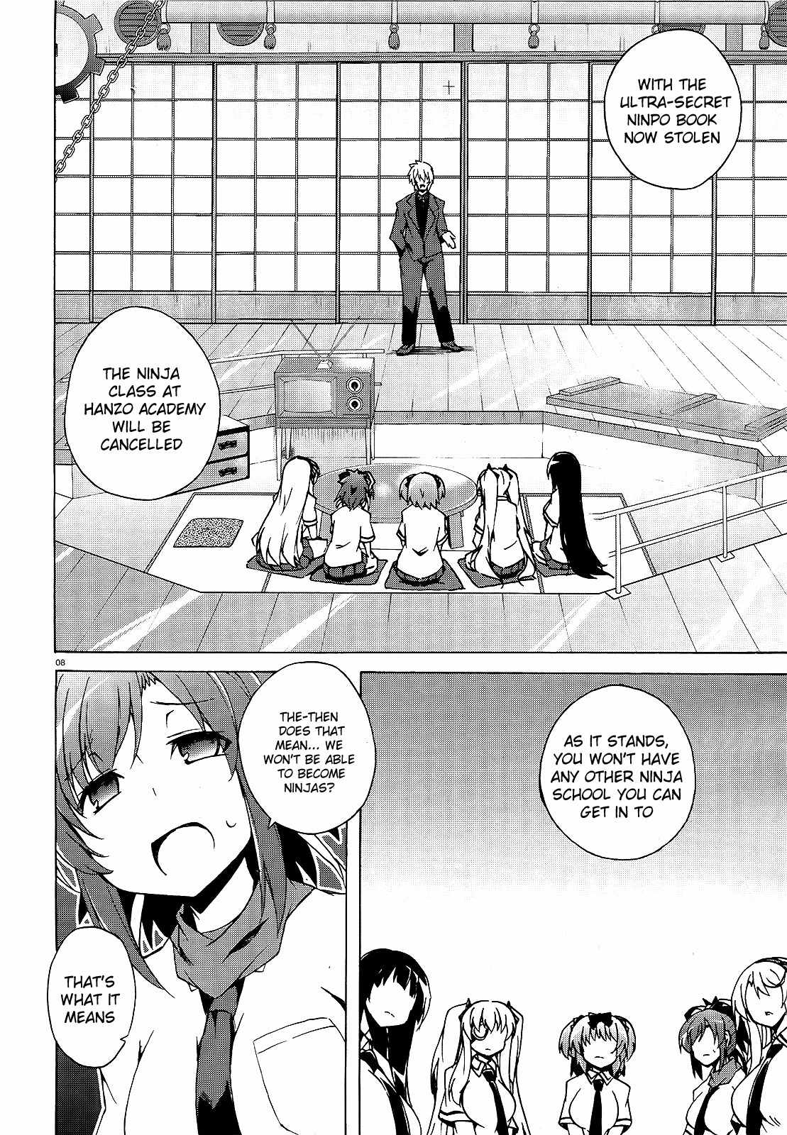 Senran Kagura - Shoujotachi no Shinei Chapter 14 page 8 - Chapter 14