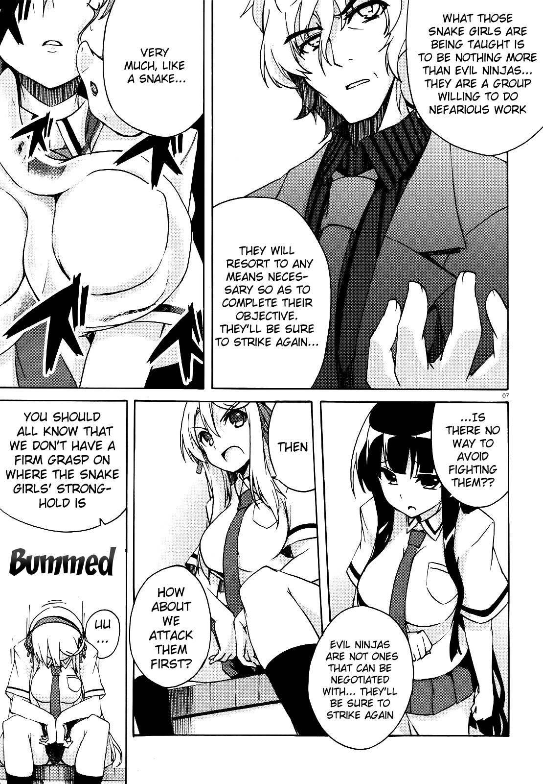 Senran Kagura - Shoujotachi no Shinei Chapter 3 page 7 - Chapter 3