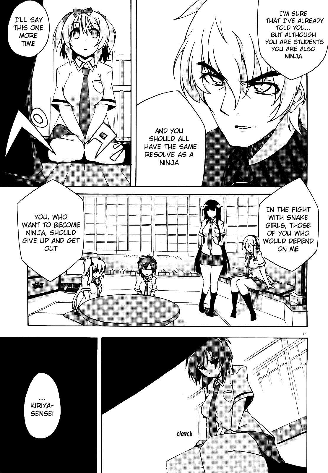 Senran Kagura - Shoujotachi no Shinei Chapter 3 page 9 - Chapter 3