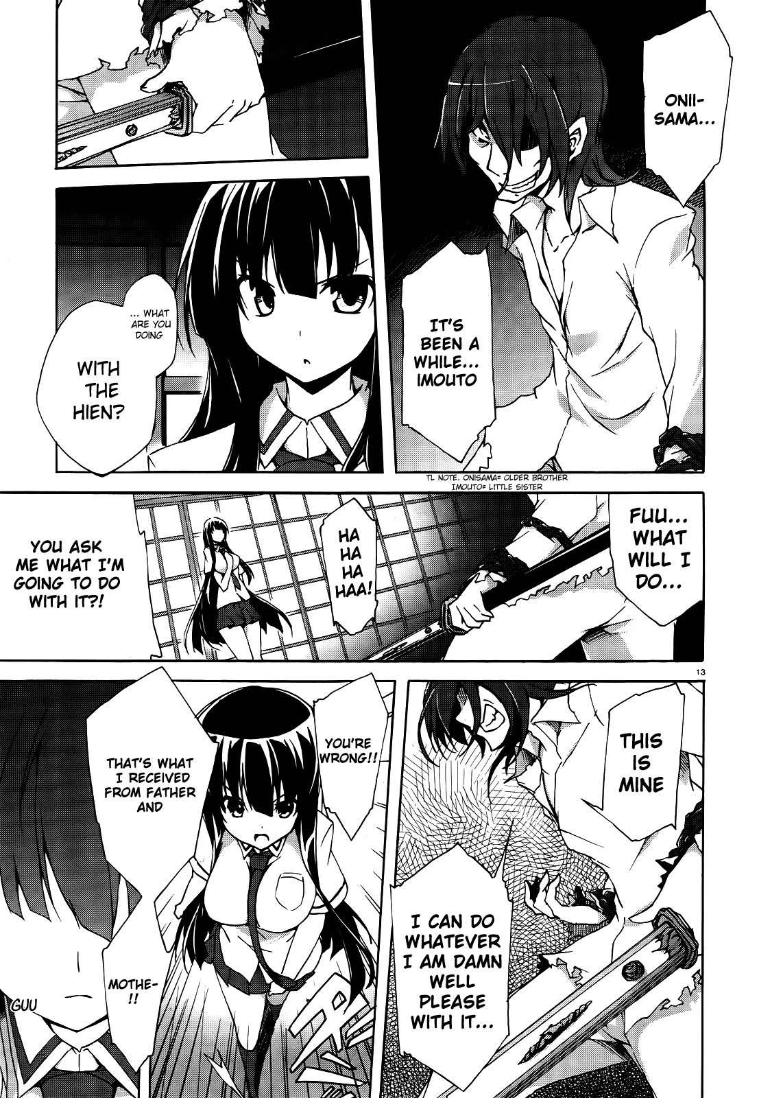 Senran Kagura - Shoujotachi no Shinei Chapter 4 page 13 - Chapter 4