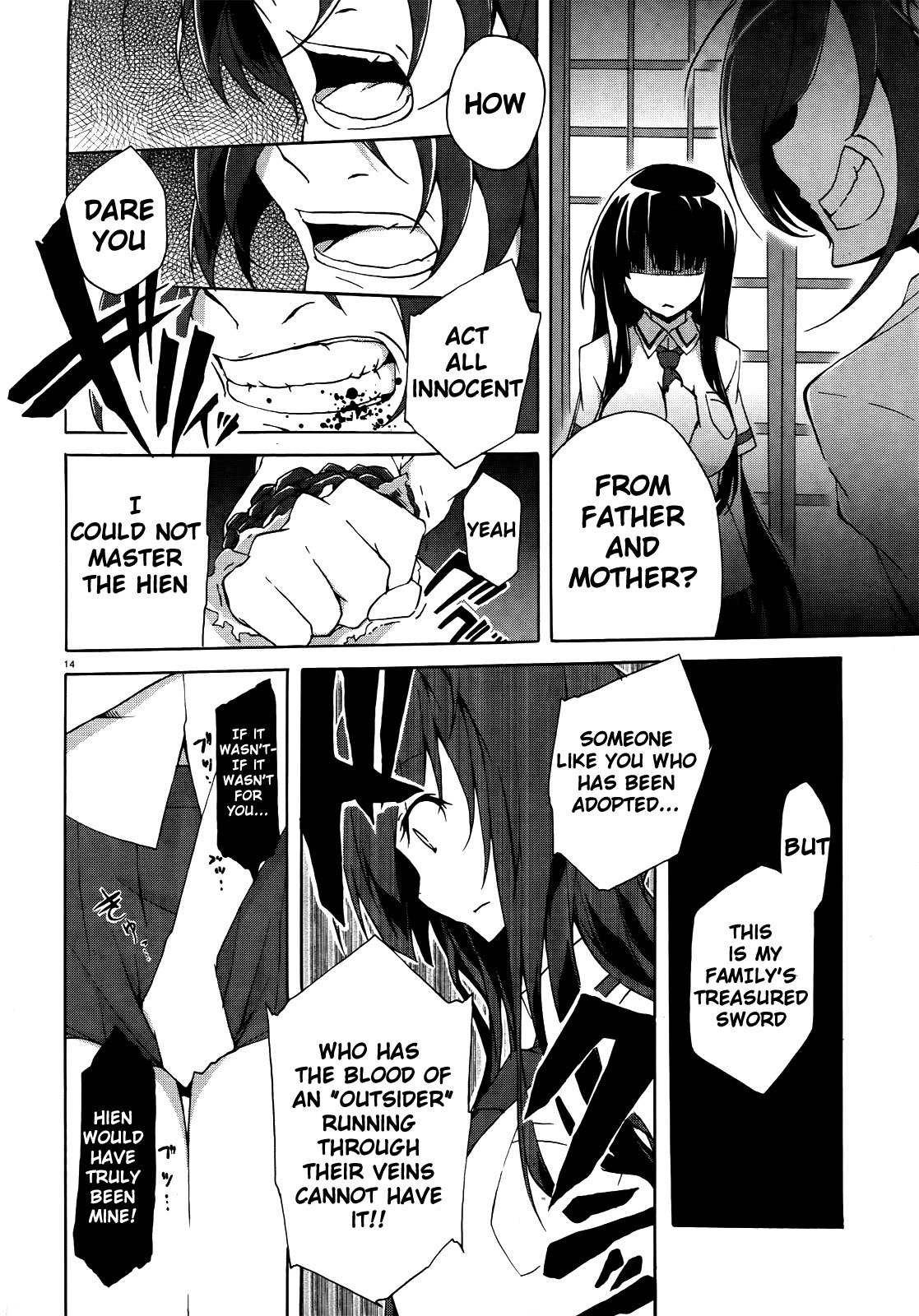 Senran Kagura - Shoujotachi no Shinei Chapter 4 page 14 - Chapter 4