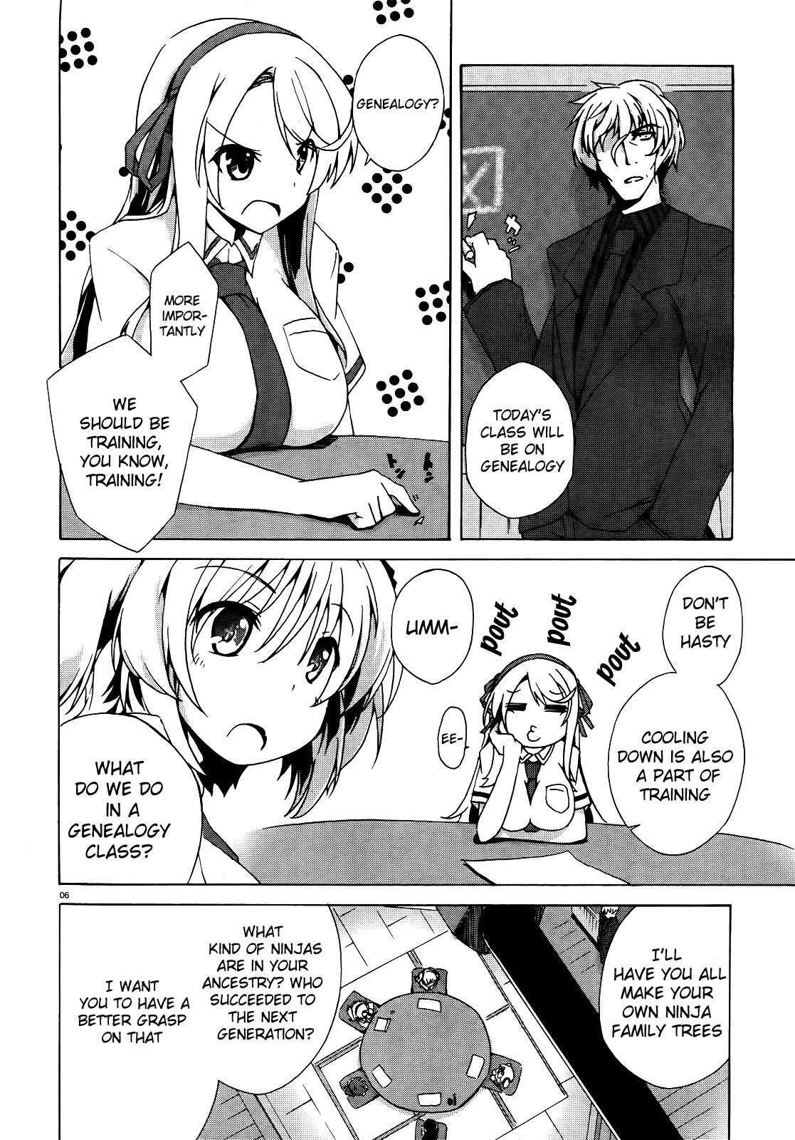 Senran Kagura - Shoujotachi no Shinei Chapter 4 page 6 - Chapter 4