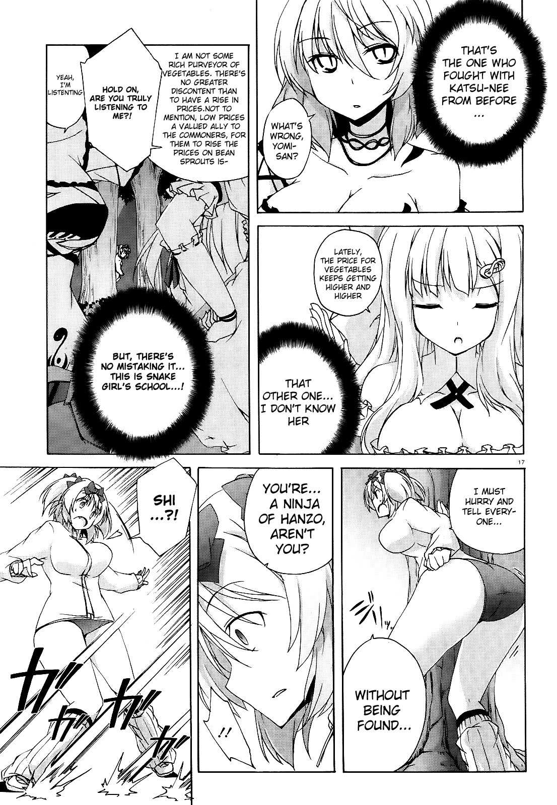 Senran Kagura - Shoujotachi no Shinei Chapter 6 page 17 - Chapter 6