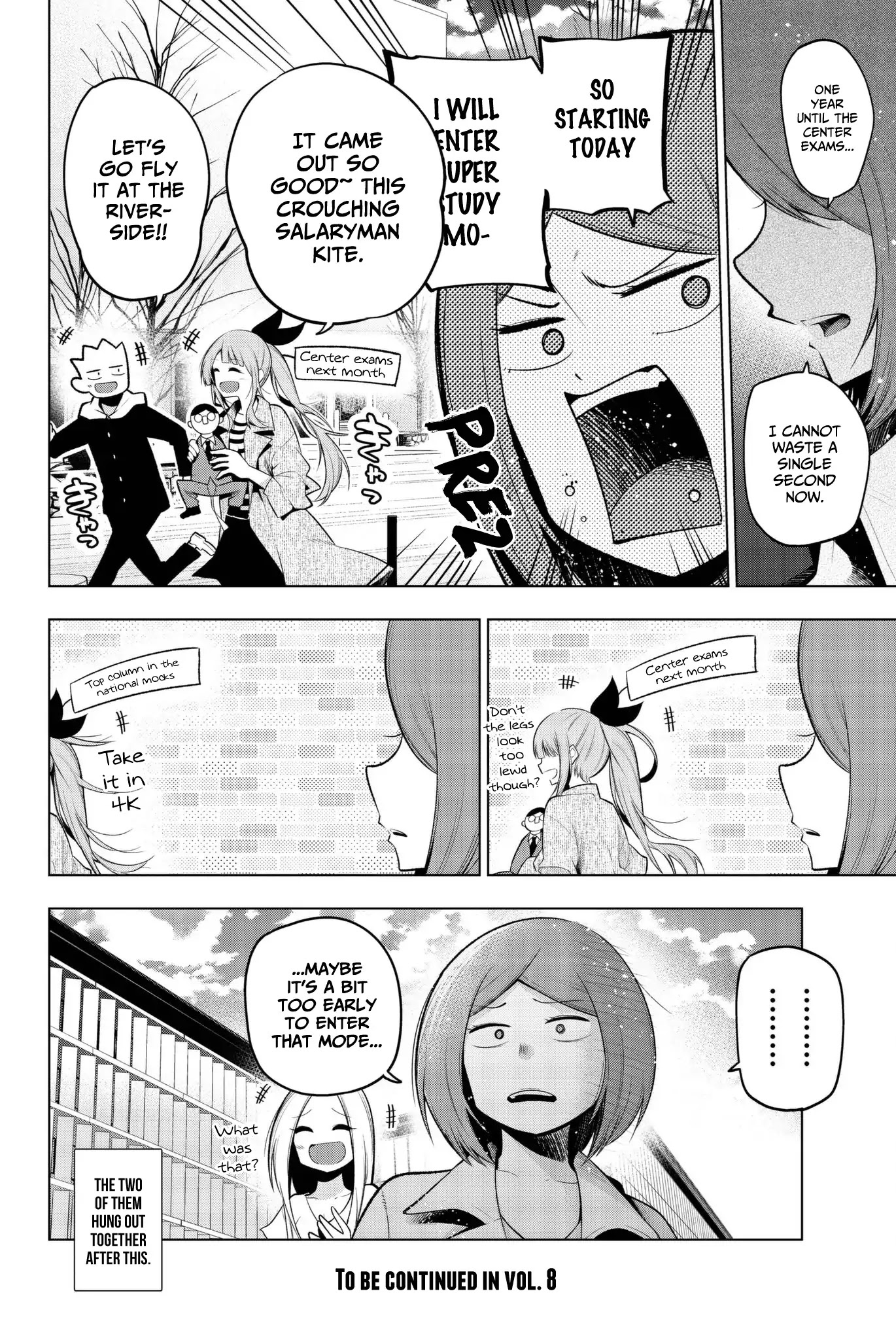 Senryuu Shoujo Chapter 106 page 8 - Chapter 106: Prez worries about her career