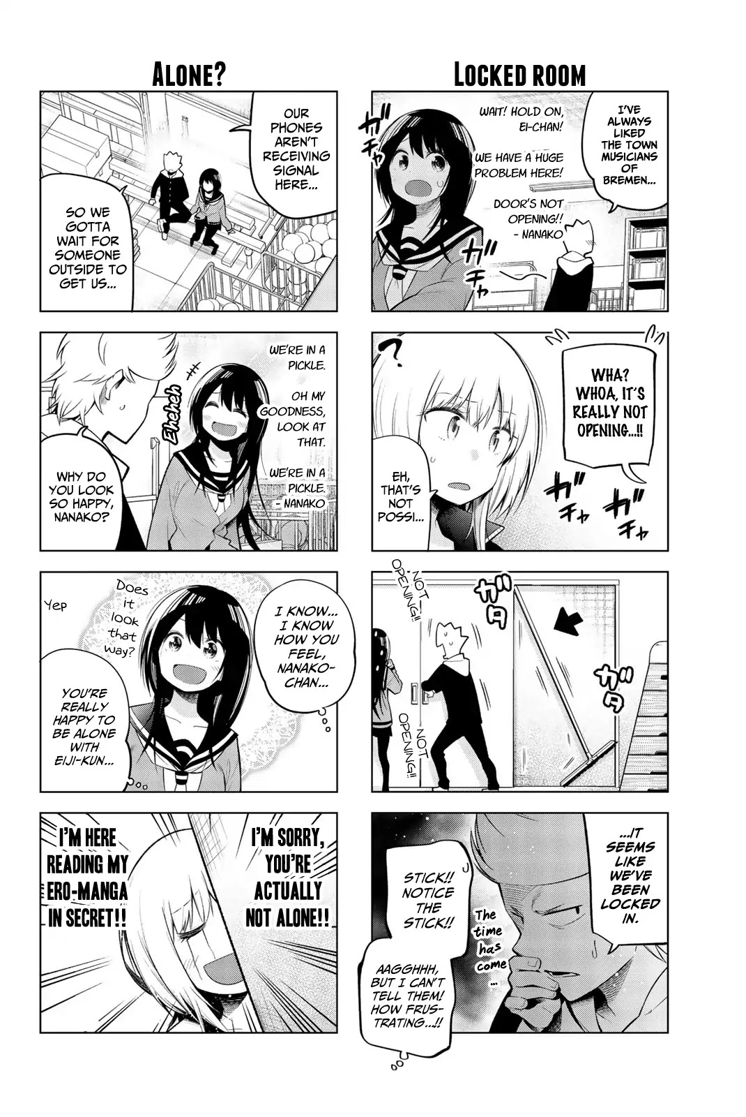 Senryuu Shoujo Chapter 115 page 4 - Chapter 115: Komachi and the locked room