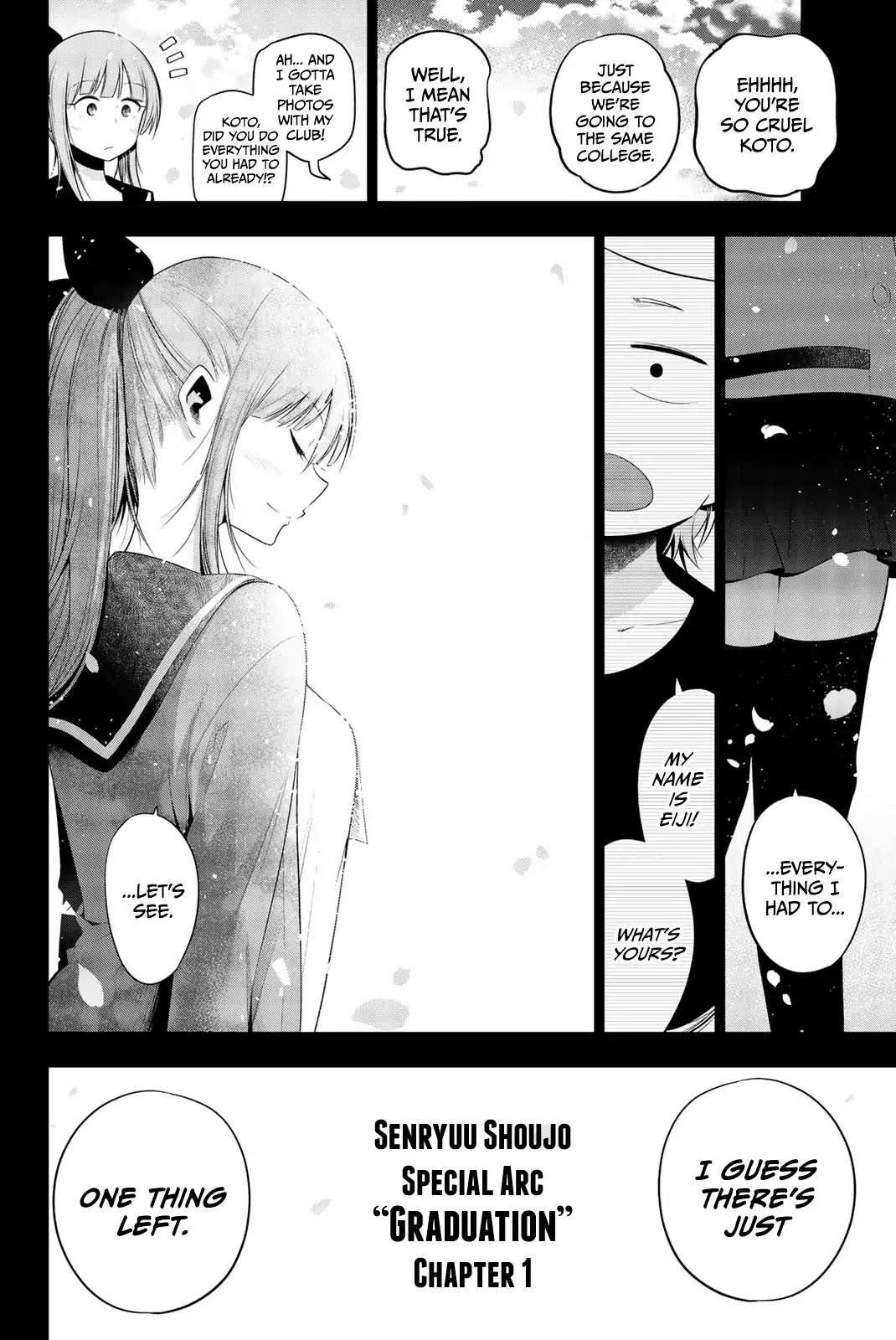 Senryuu Shoujo Chapter 119.1 page 18 - Chapter 119.1: Graduation arc - Chapter 1