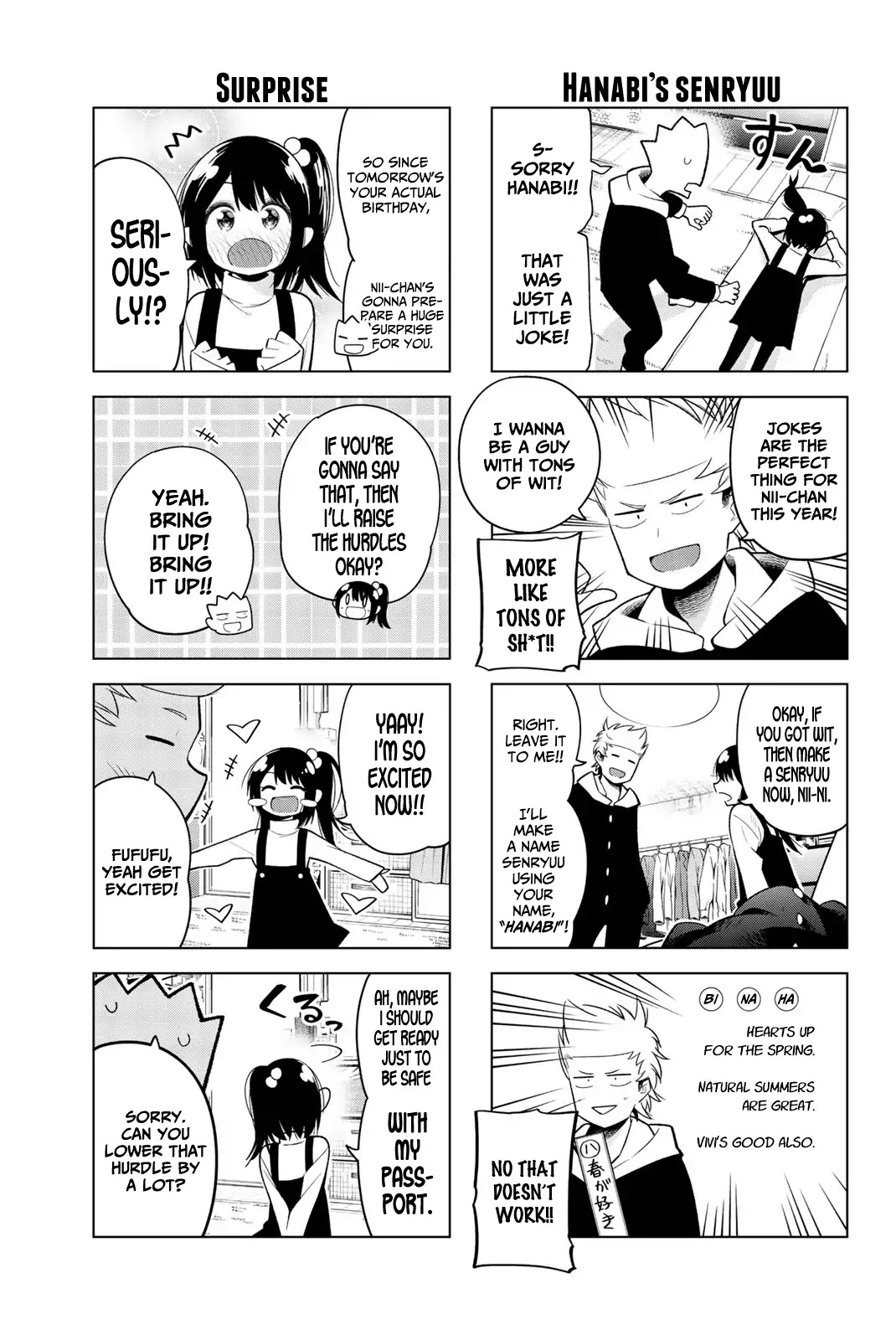 Senryuu Shoujo Chapter 120 page 7 - Chapter 120: Hanabi's birthday