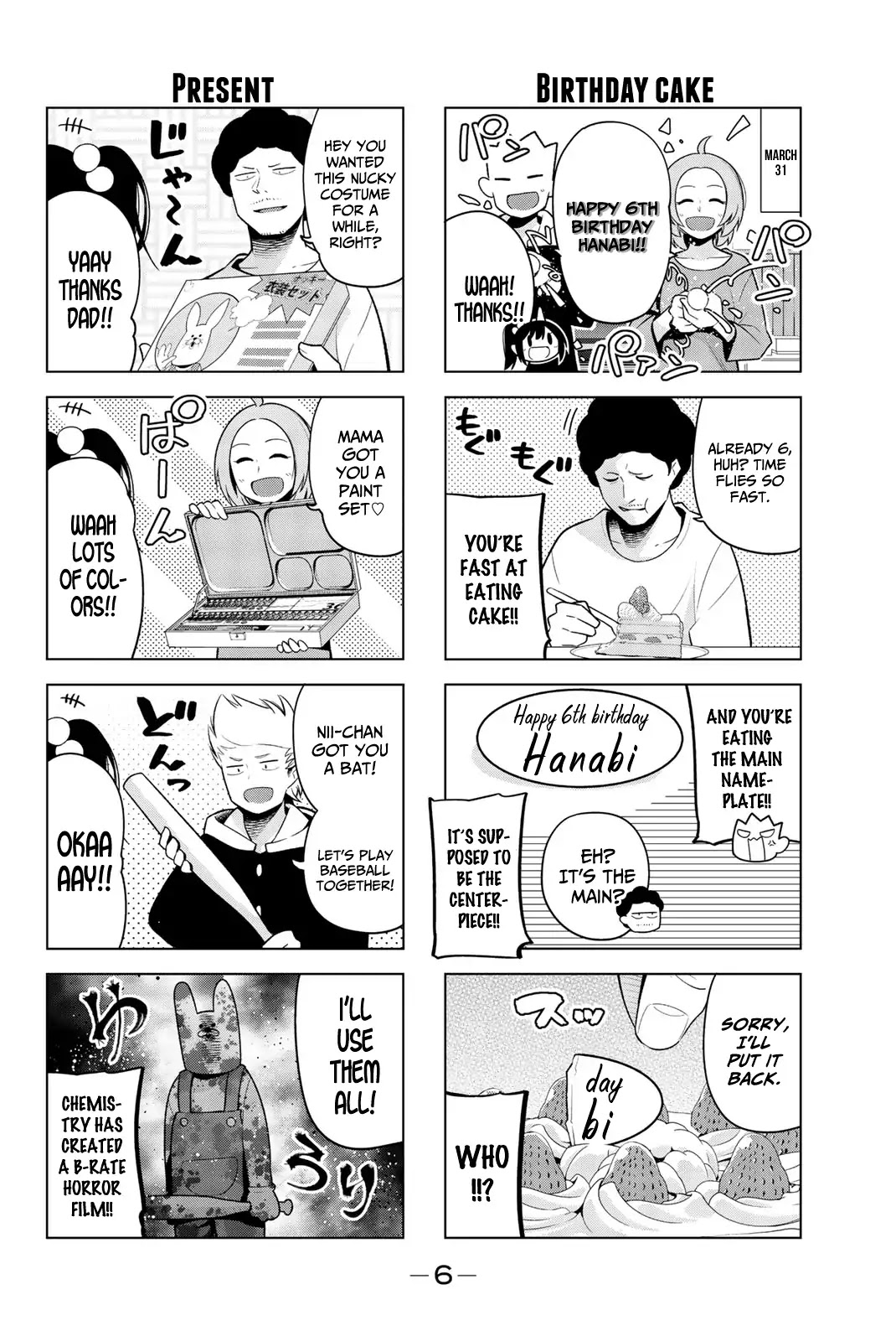 Senryuu Shoujo Chapter 120 page 8 - Chapter 120: Hanabi's birthday
