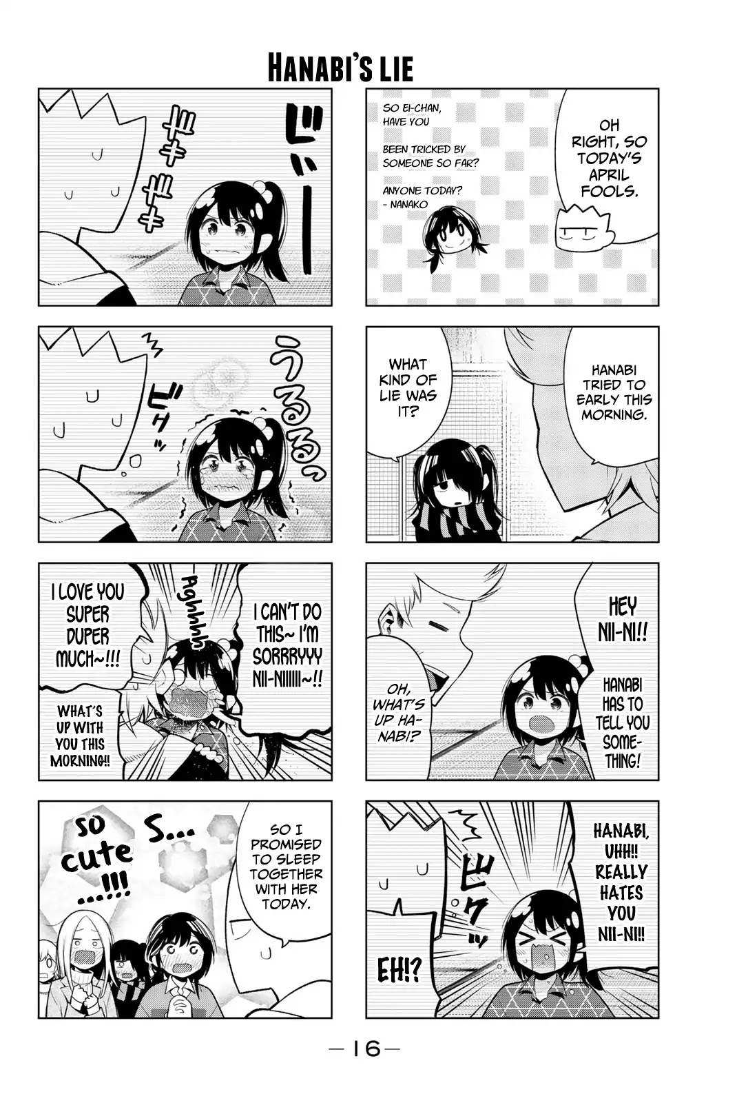 Senryuu Shoujo Chapter 121 page 6 - Chapter 121: Nanako's April Fools