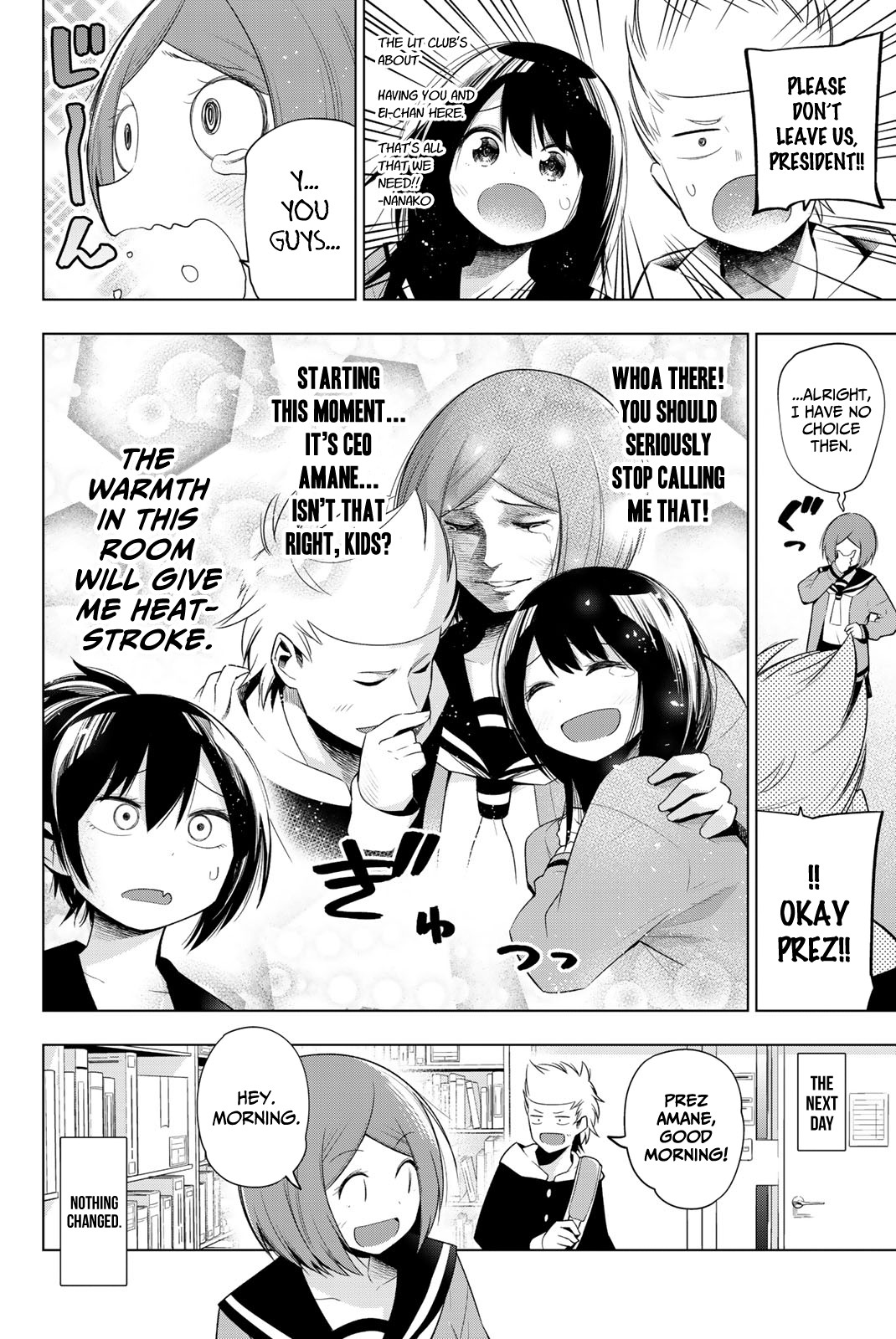 Senryuu Shoujo Chapter 124 page 8 - Chapter 124: Farewell, President Amane
