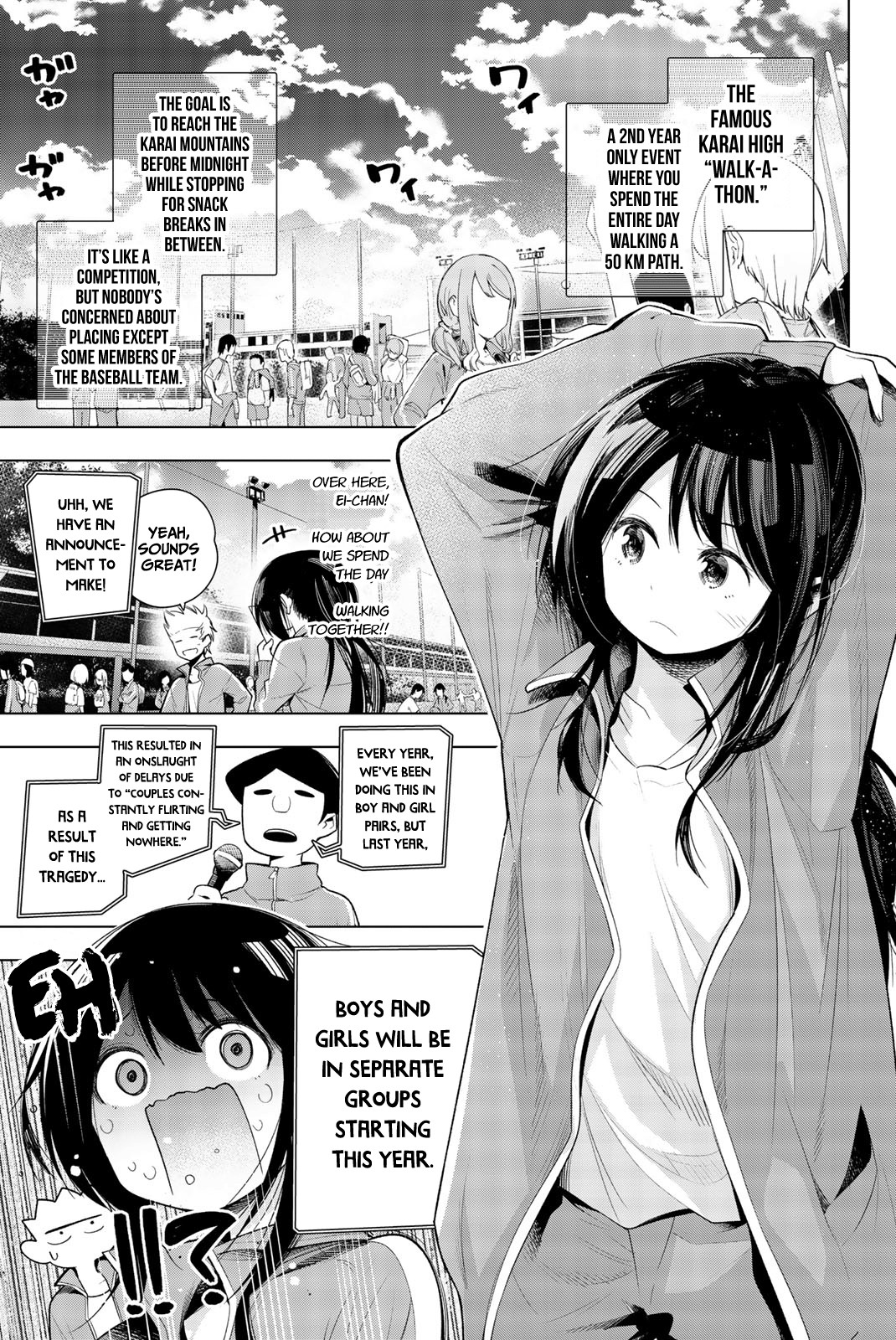 Senryuu Shoujo Chapter 129 page 1 - Chapter 129: Nanako's walk-a-thon 1