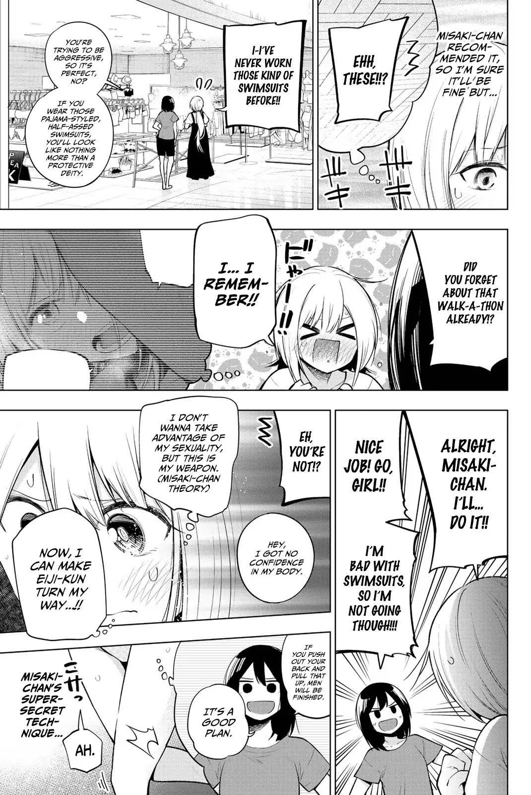 Senryuu Shoujo Chapter 137 page 7 - Chapter 137: The beach and Nanako (First part)