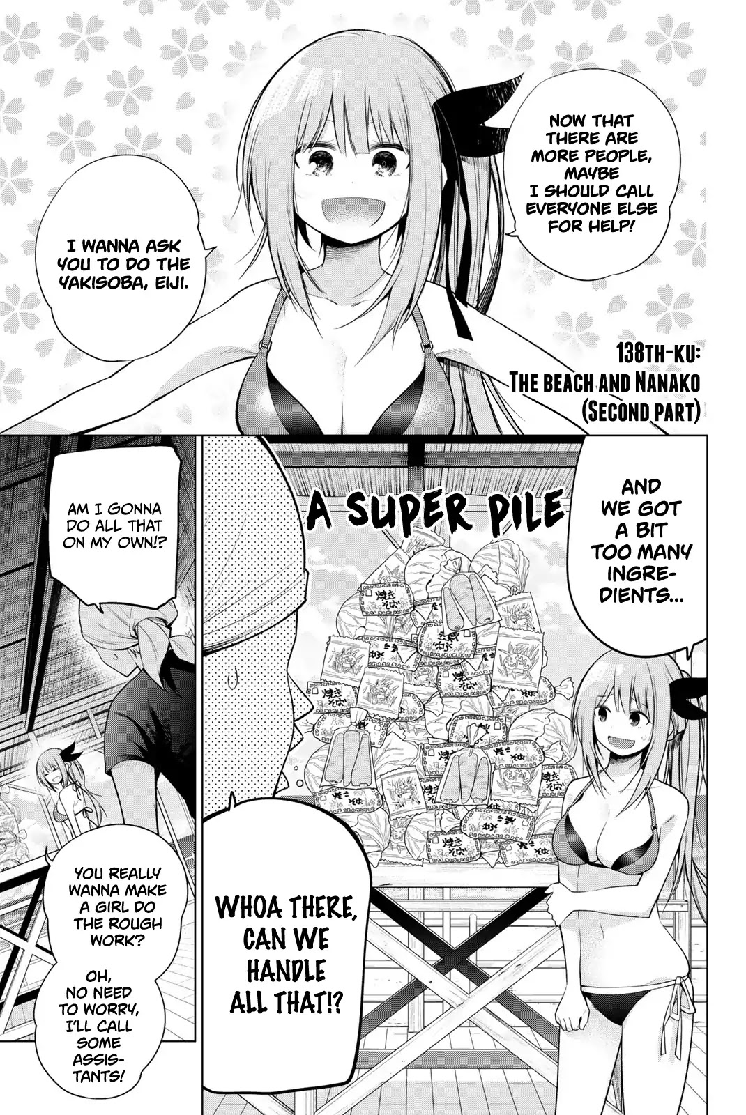 Senryuu Shoujo Chapter 138 page 1 - Chapter 138: The beach and Nanako (Second part)