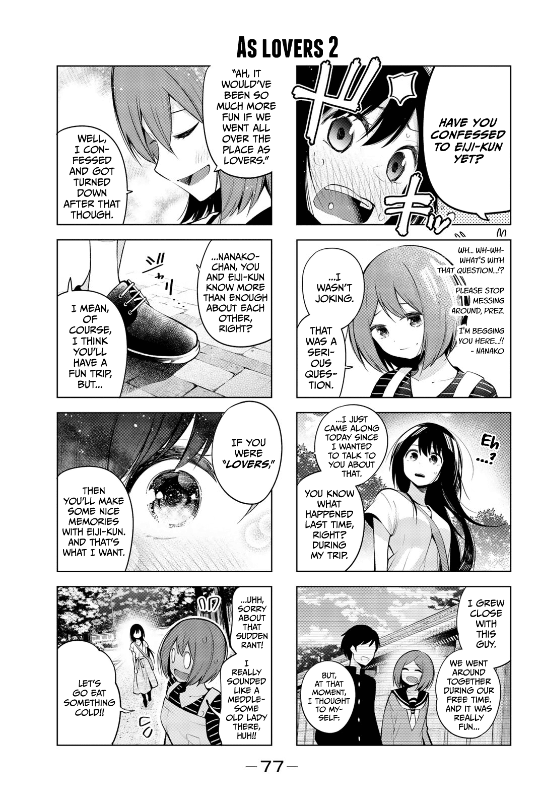 Senryuu Shoujo Chapter 141 page 5 - Chapter 141: Everyone before the school trip 1