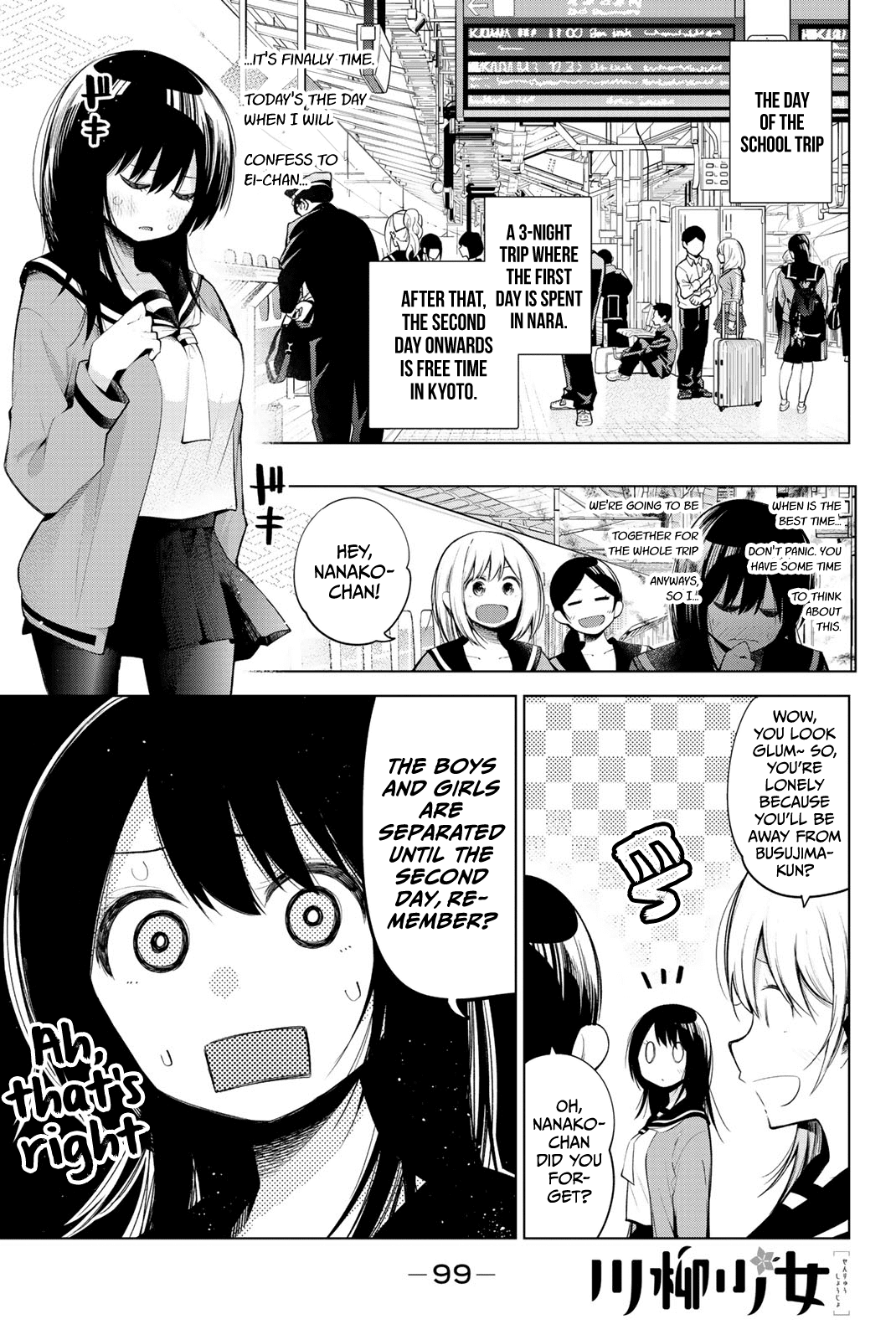 Senryuu Shoujo Chapter 144 page 1 - Chapter 144: The school trip - Day 1