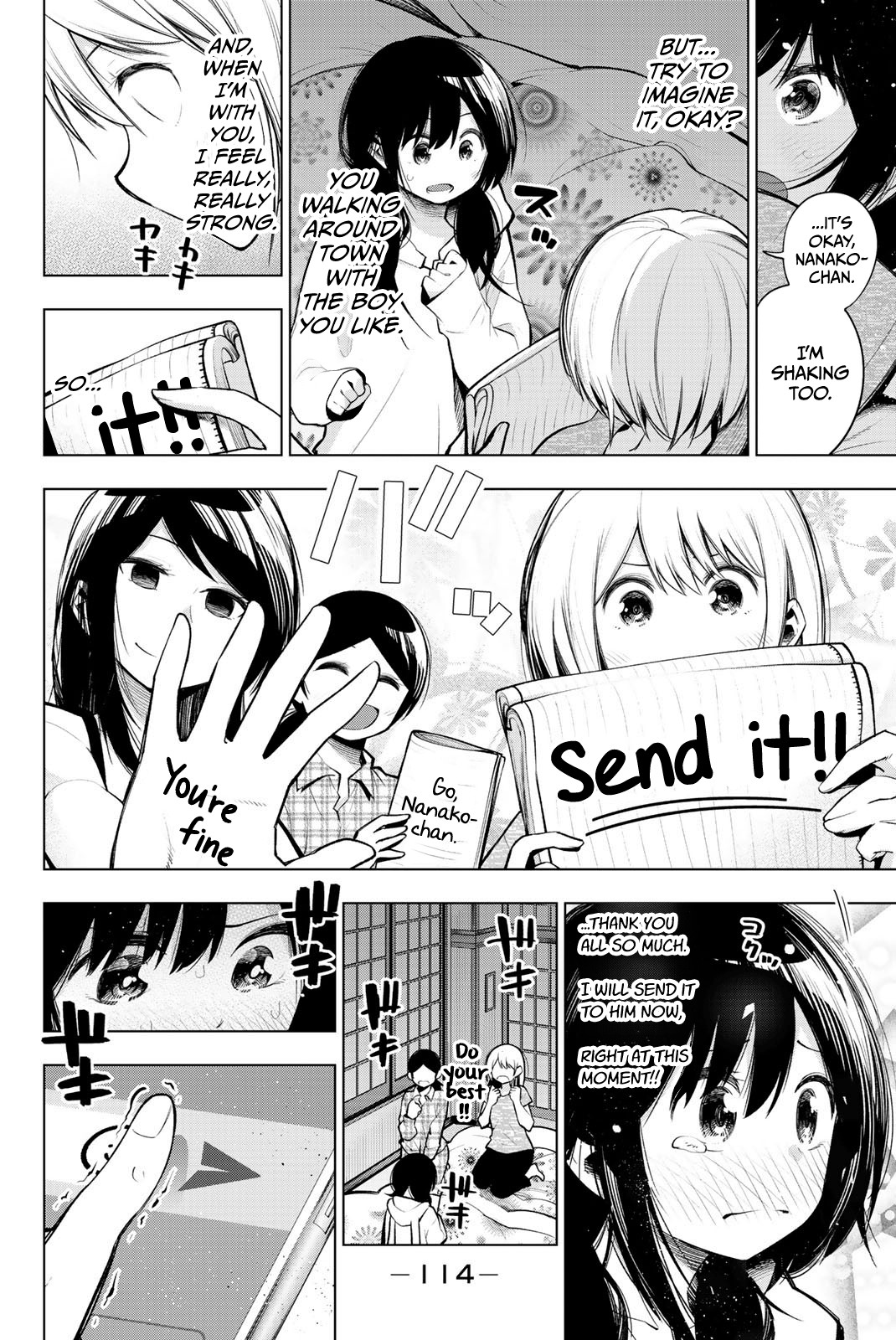 Senryuu Shoujo Chapter 145 page 8 - Chapter 145: Text of determination
