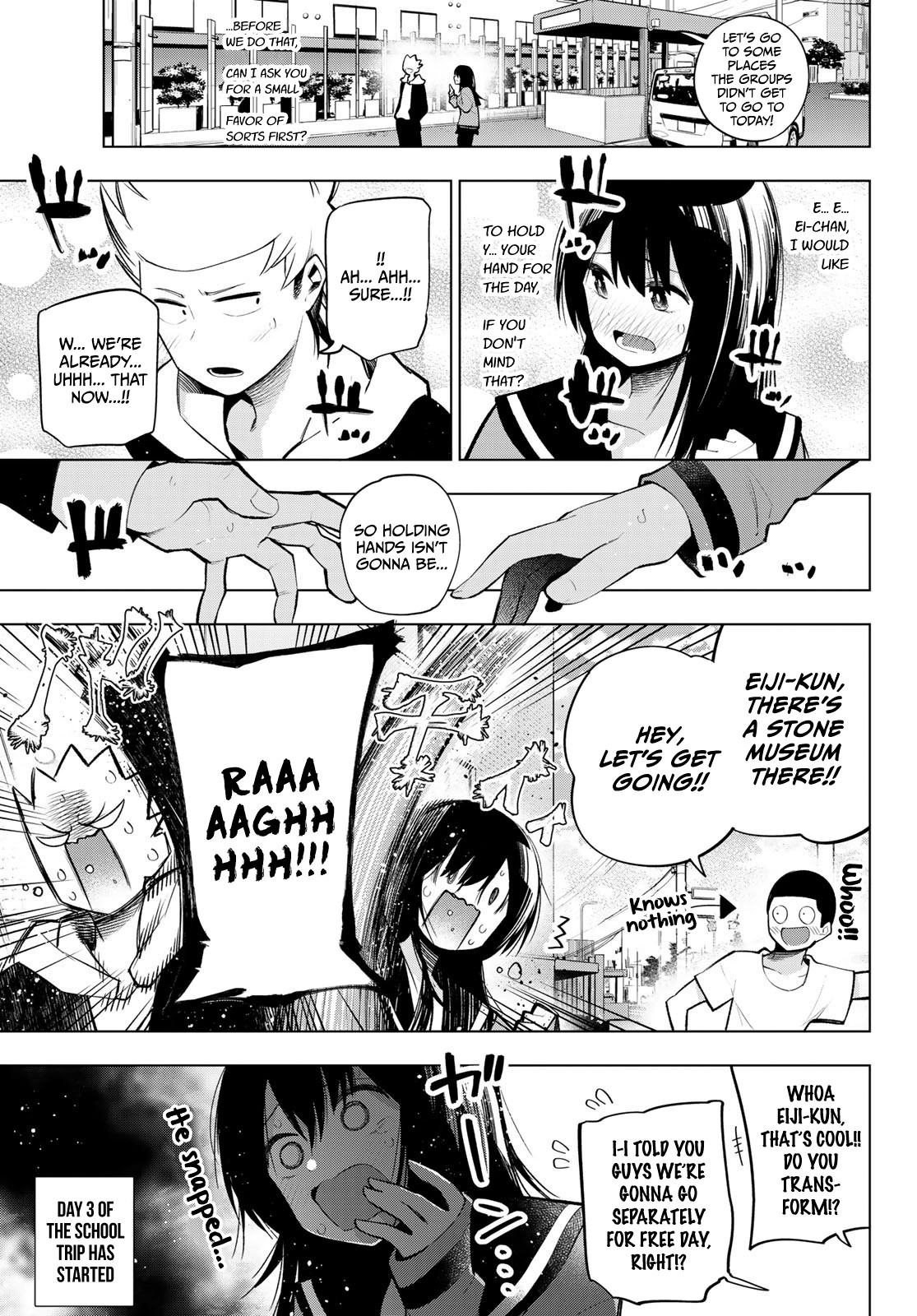 Senryuu Shoujo Chapter 153 page 3 - Chapter 153: Yukishiro Nanako wants to flirt