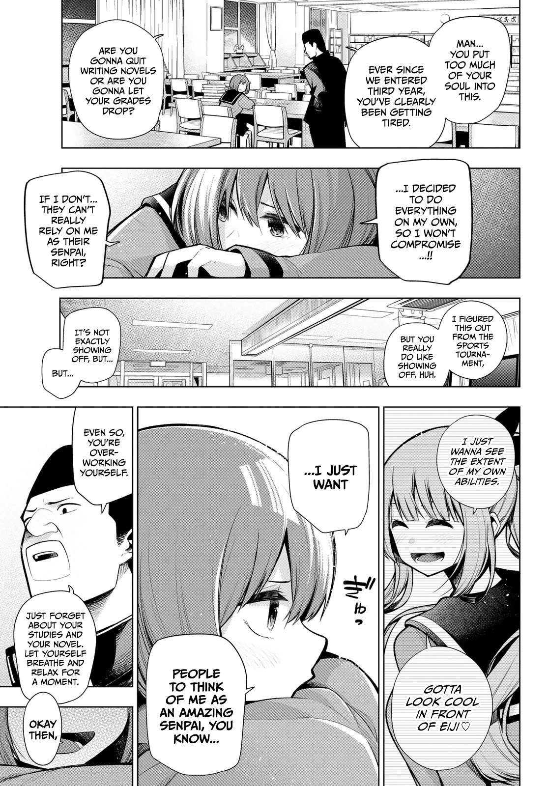 Senryuu Shoujo Chapter 157 page 7 - Chapter 157: Katagiri Amane - Exam student