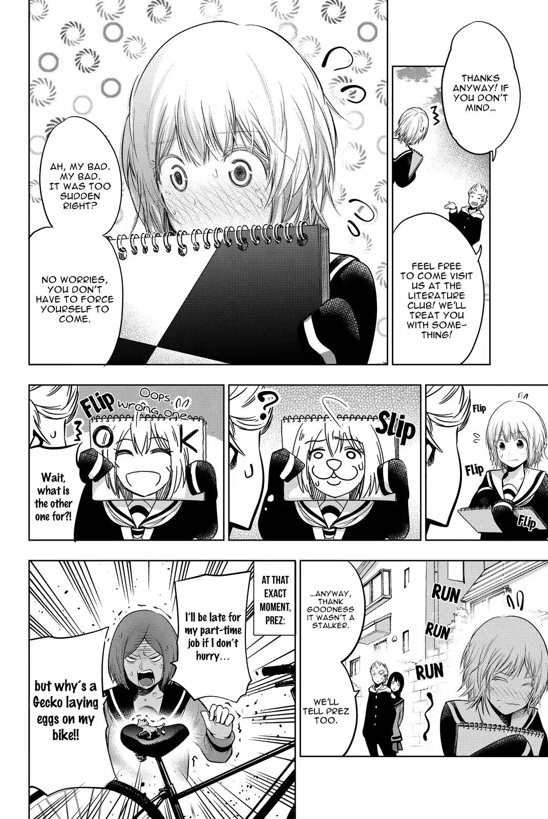 Senryuu Shoujo Chapter 16 page 9 - Chapter 16: Busujima-kun's Stalker