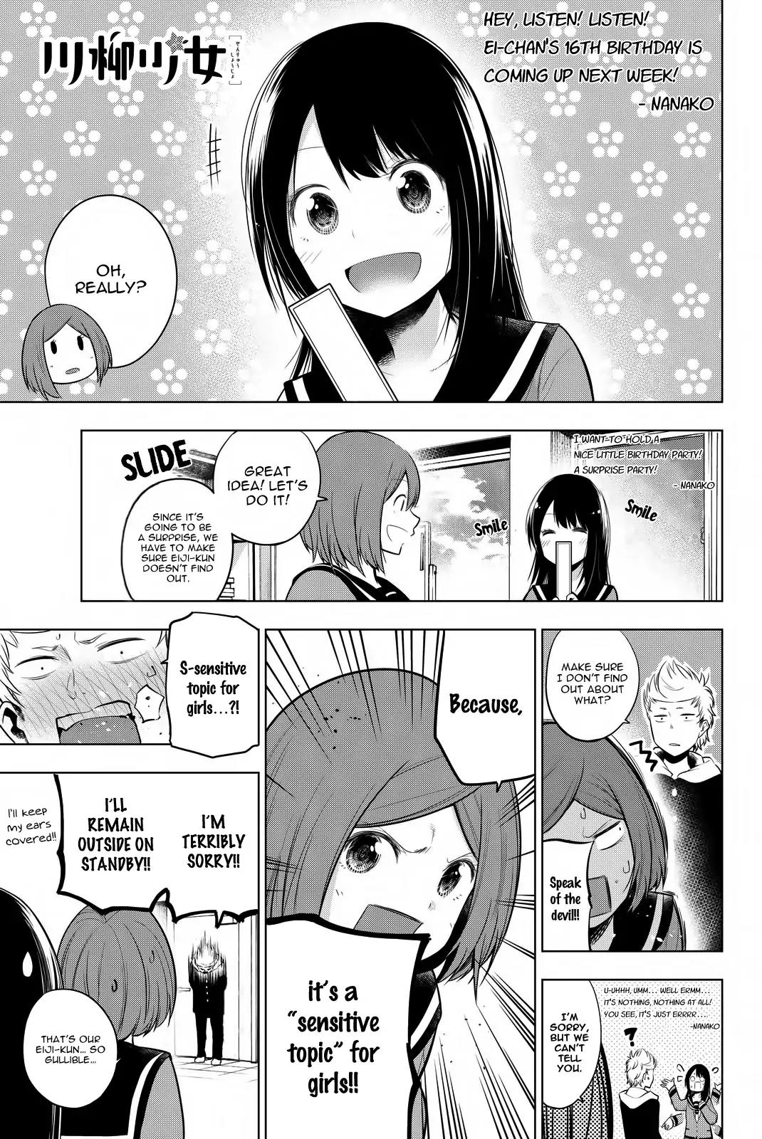 Senryuu Shoujo Chapter 19 page 3 - Chapter 19: Busujima-kun's Birthday
