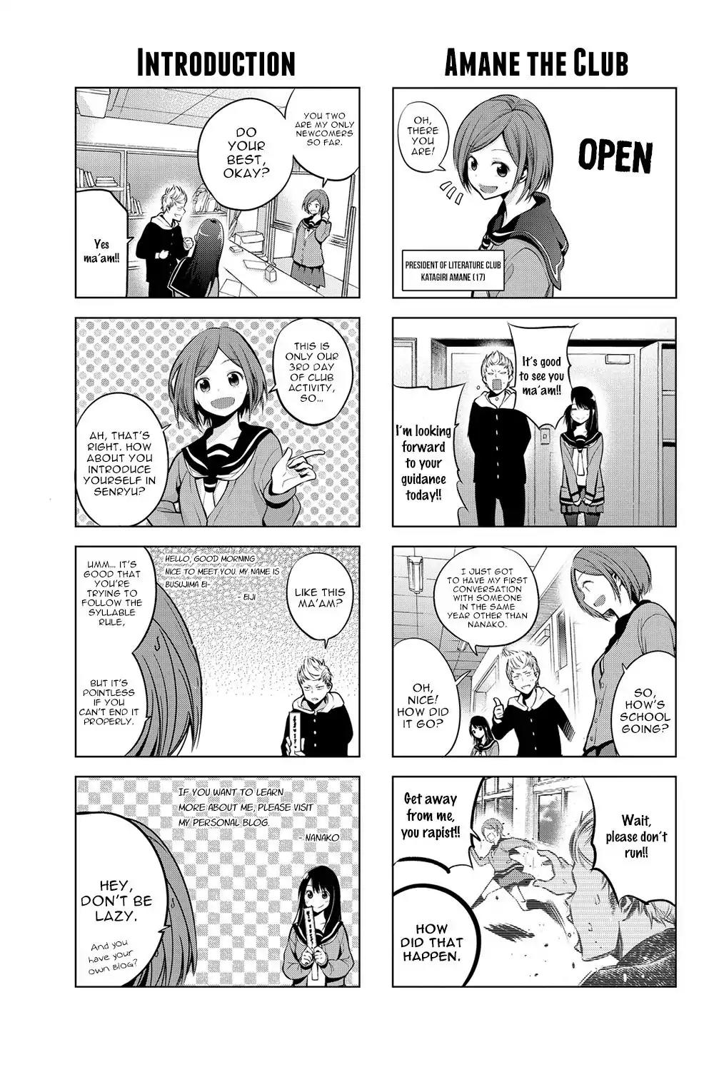 Senryuu Shoujo Chapter 2 page 7 - Chapter 2: 5-7-5 at the Club