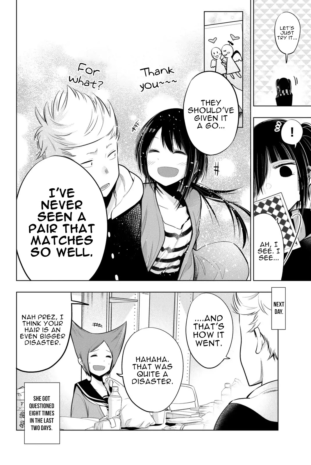 Senryuu Shoujo Chapter 30 page 9 - Chapter 30: Nanako, Gets Her Fortune Told.