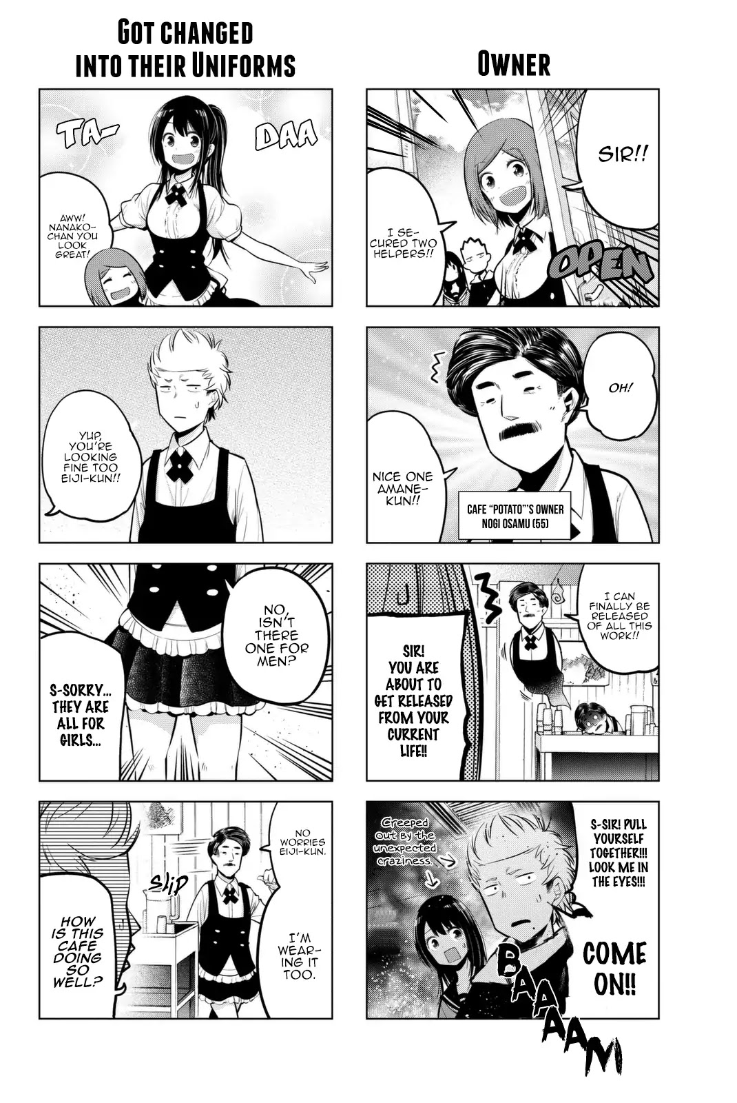 Senryuu Shoujo Chapter 36 page 5 - Chapter 36: Nanako’s Part-Time Experience