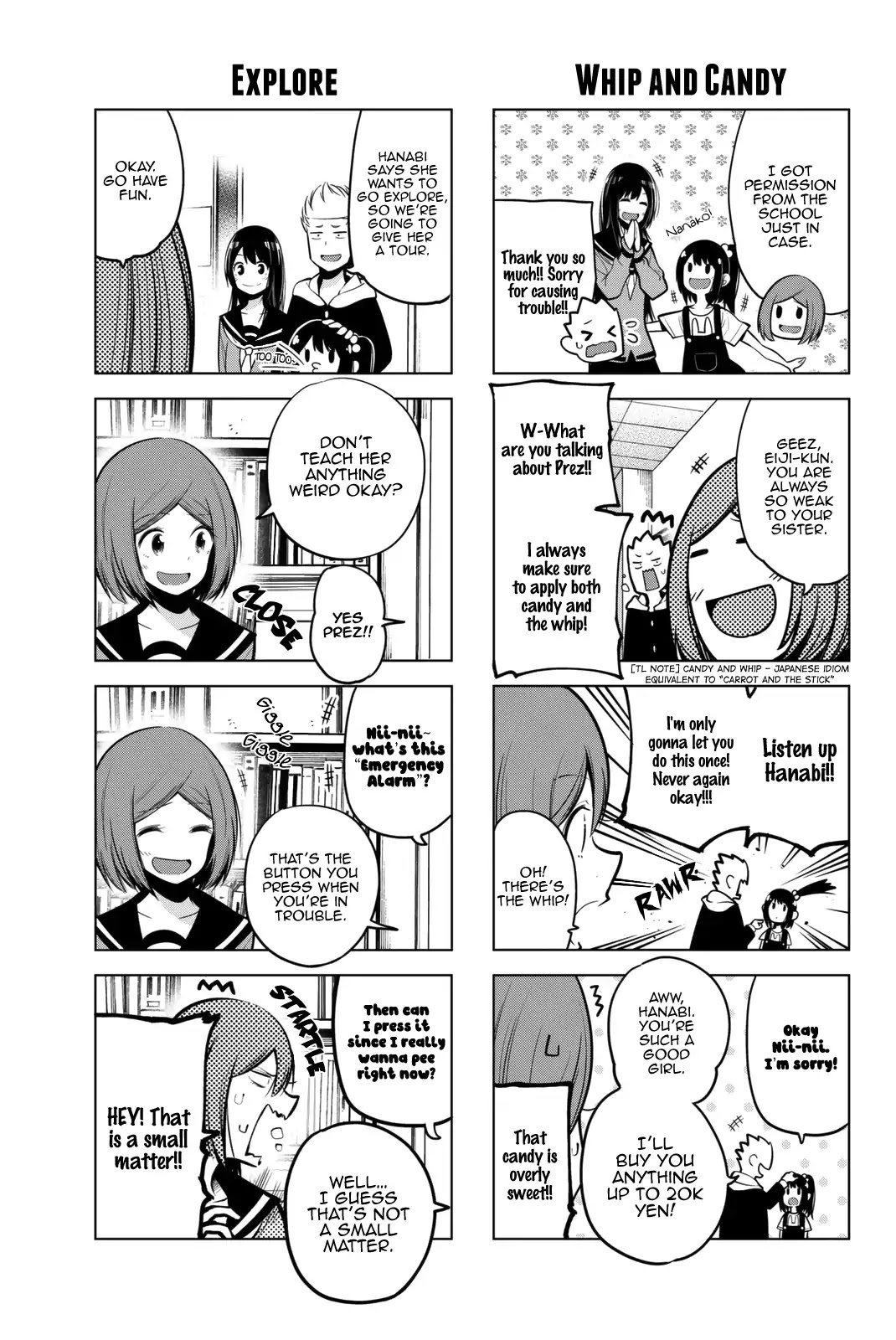 Senryuu Shoujo Chapter 44 page 4 - Chapter 44: Hanabi’s School Expedition