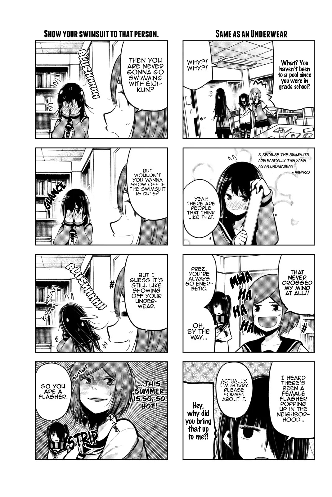 Senryuu Shoujo Chapter 45 page 4 - Chapter 45: If Nanako wears a swimsuit...