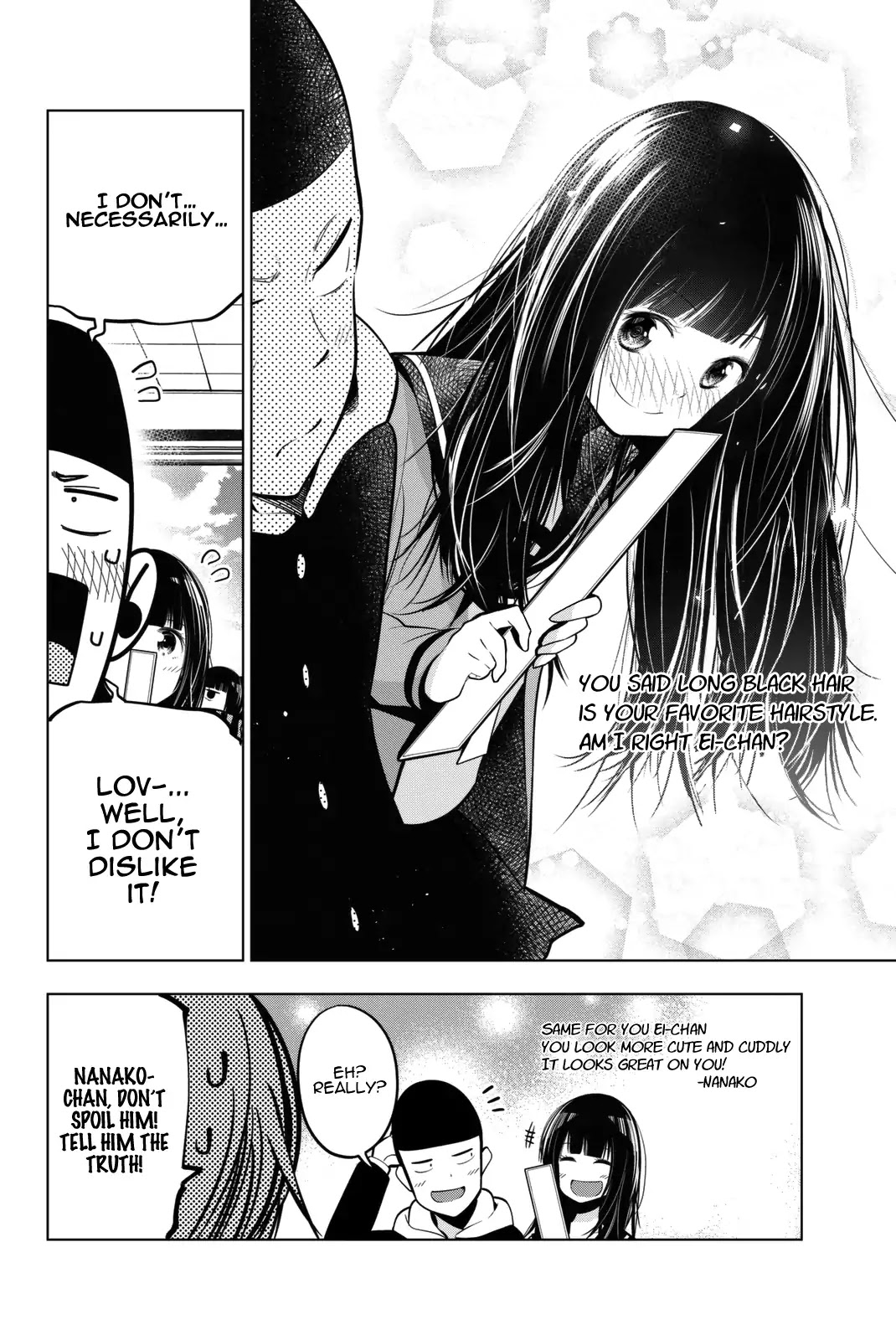 Senryuu Shoujo Chapter 49 page 9 - Chapter 49: Nanako, Eiji and the Hair Salon