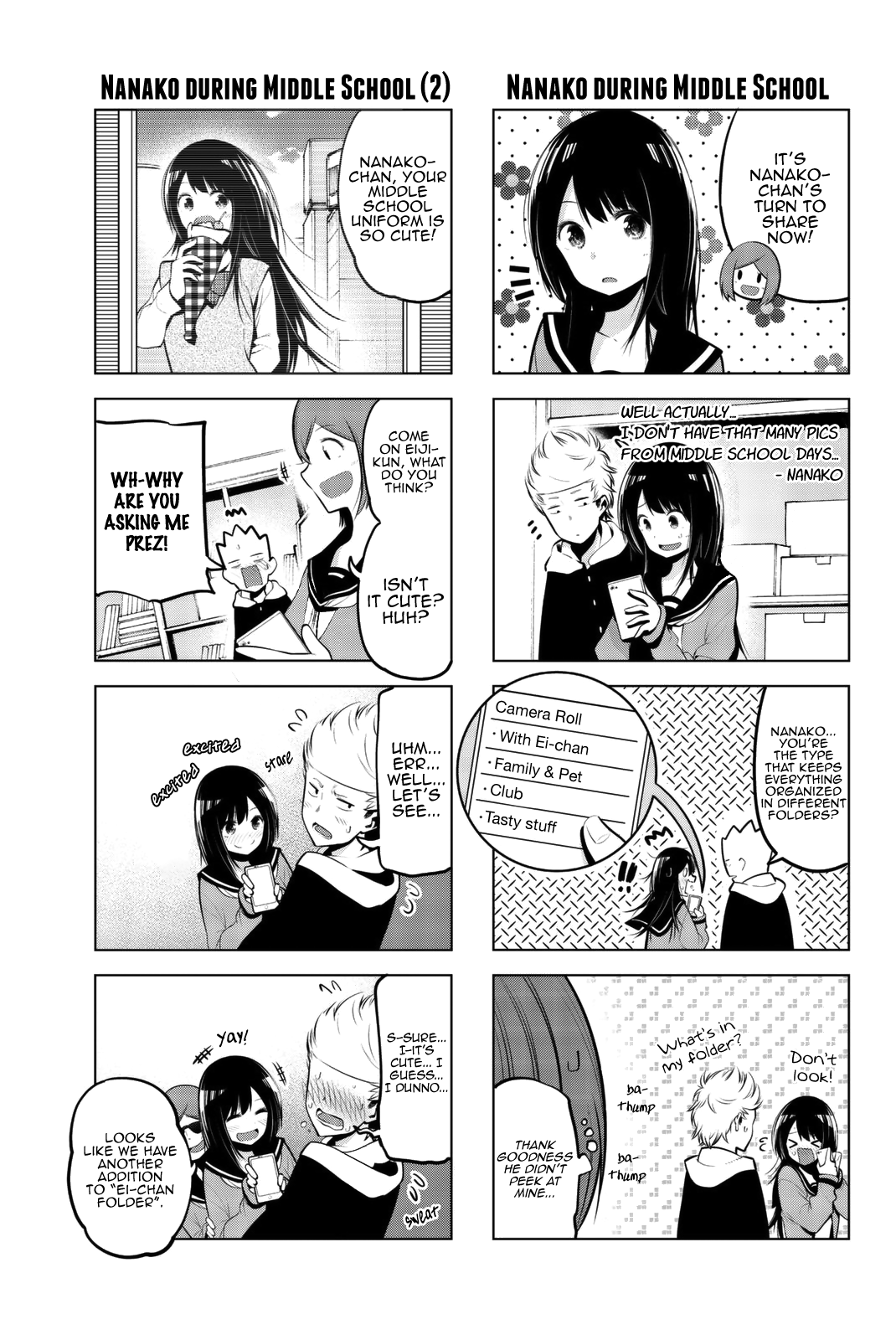 Senryuu Shoujo Chapter 59 page 6 - Chapter 59: Nanako and Friends back in Middle School