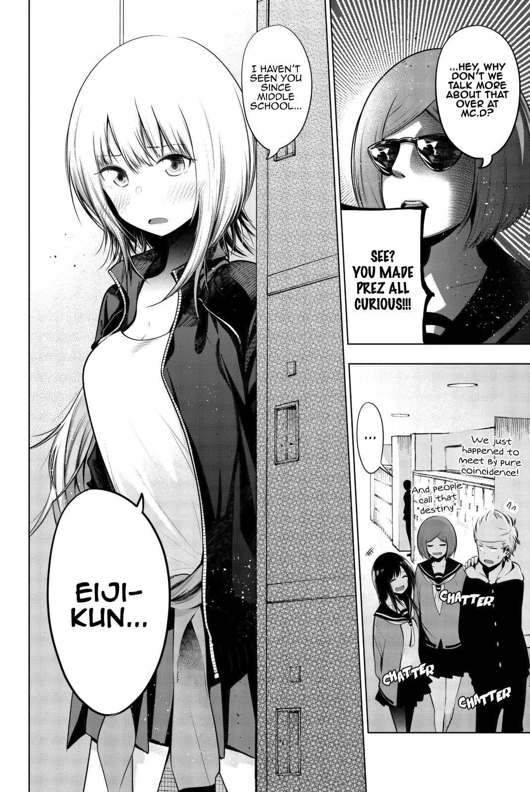 Senryuu Shoujo Chapter 59 page 9 - Chapter 59: Nanako and Friends back in Middle School