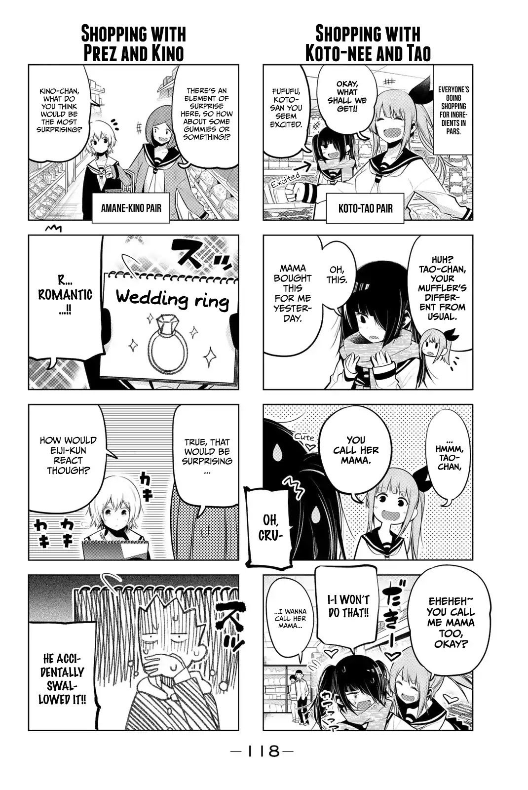 Senryuu Shoujo Chapter 64 page 4 - Chapter 64: A Dark Hotpot Party With Everyone