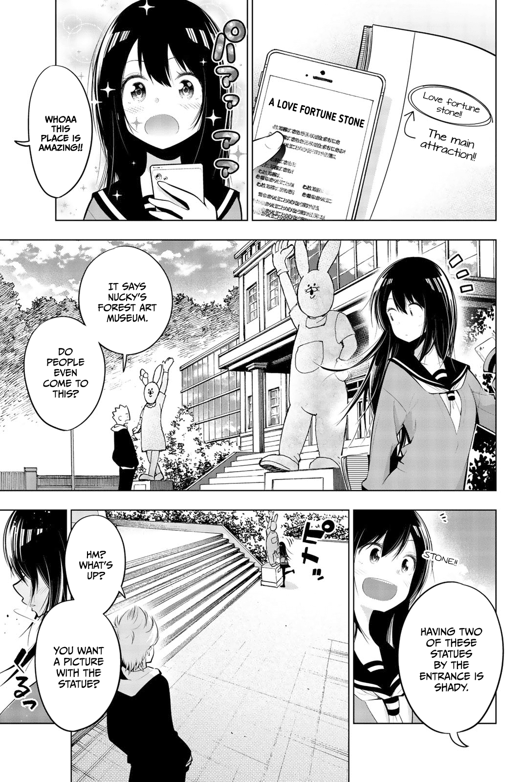 Senryuu Shoujo Chapter 66 page 7 - Chapter 66: Nanako's school trip in the city