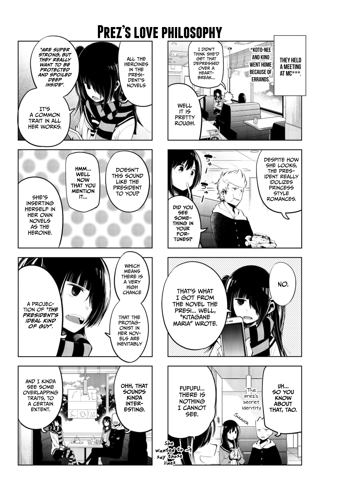 Senryuu Shoujo Chapter 67 page 9 - Chapter 67: Bring back the prez's energy!!