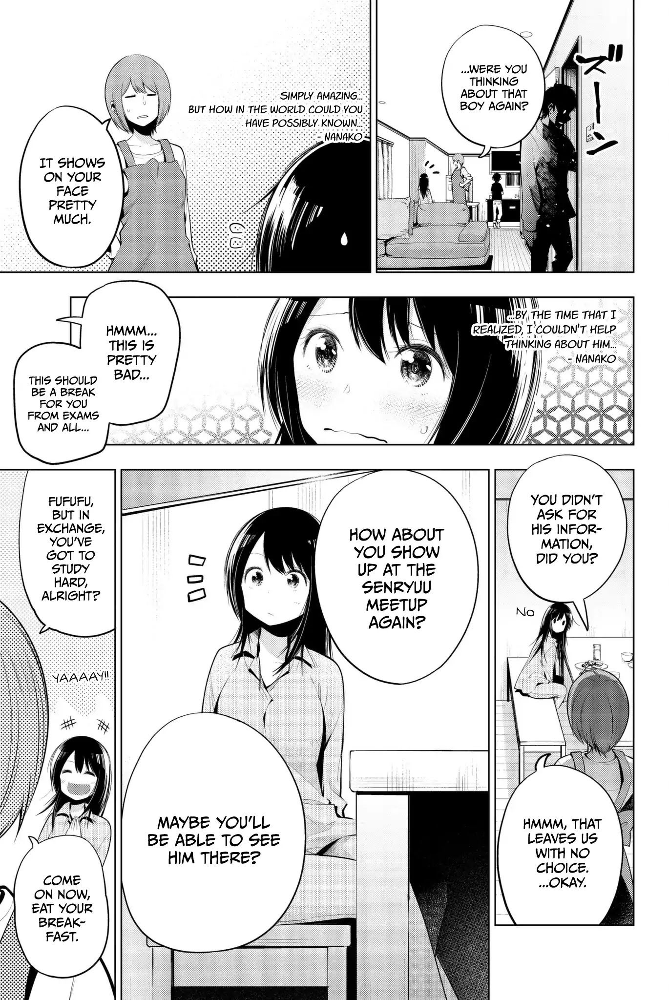 Senryuu Shoujo Chapter 70.5 page 7 - Chapter 70.5: Nanako and Eiji