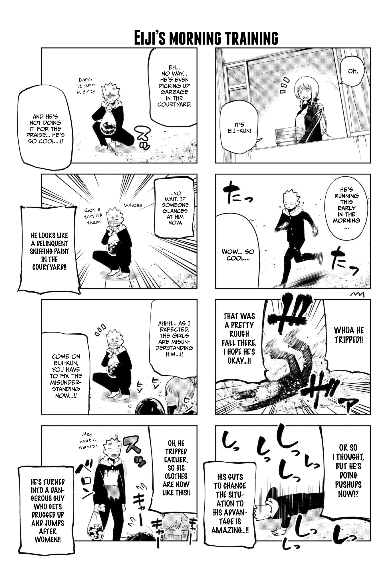 Senryuu Shoujo Chapter 70 page 3 - Chapter 70: Komachi and the library in the early morning