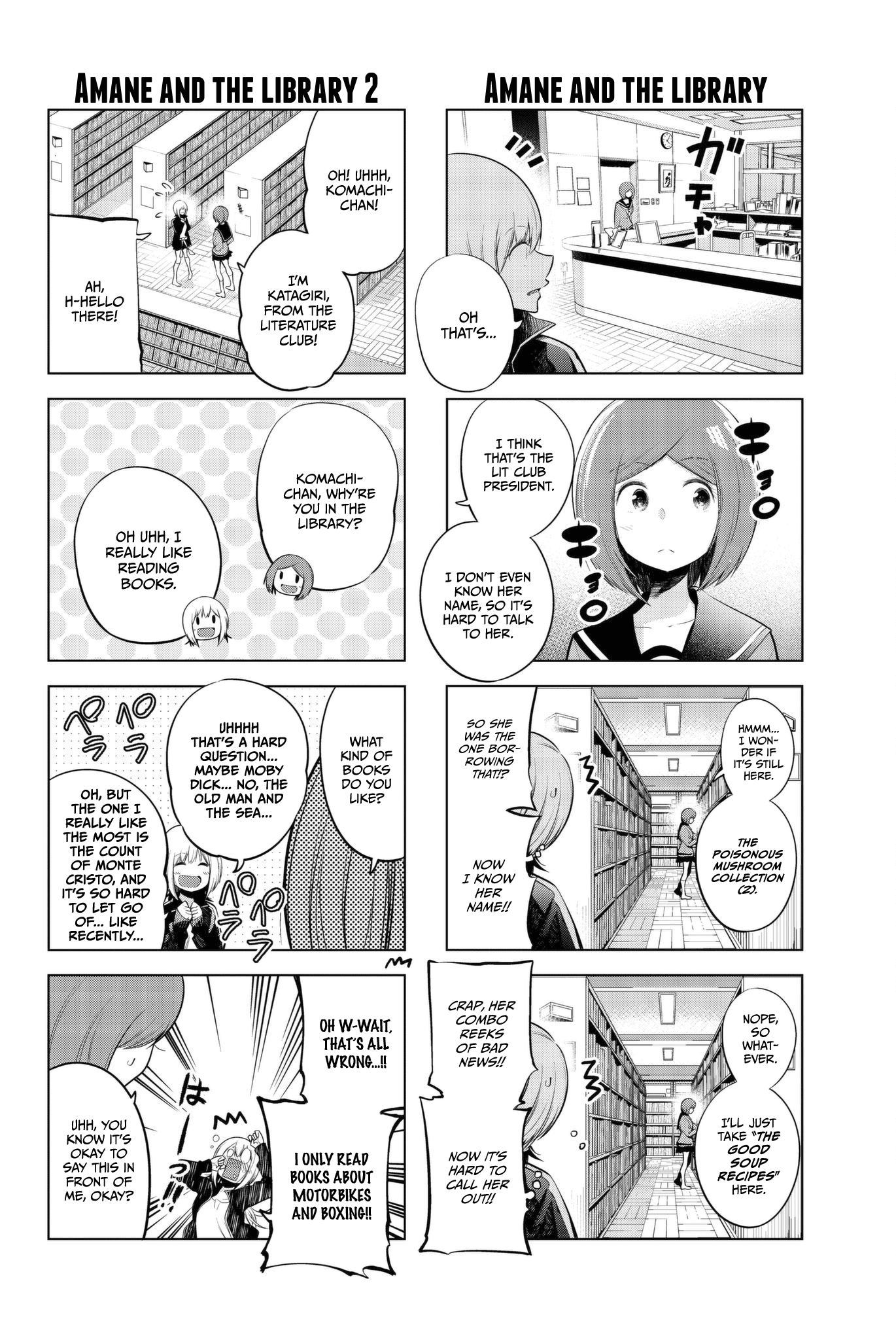 Senryuu Shoujo Chapter 70 page 4 - Chapter 70: Komachi and the library in the early morning
