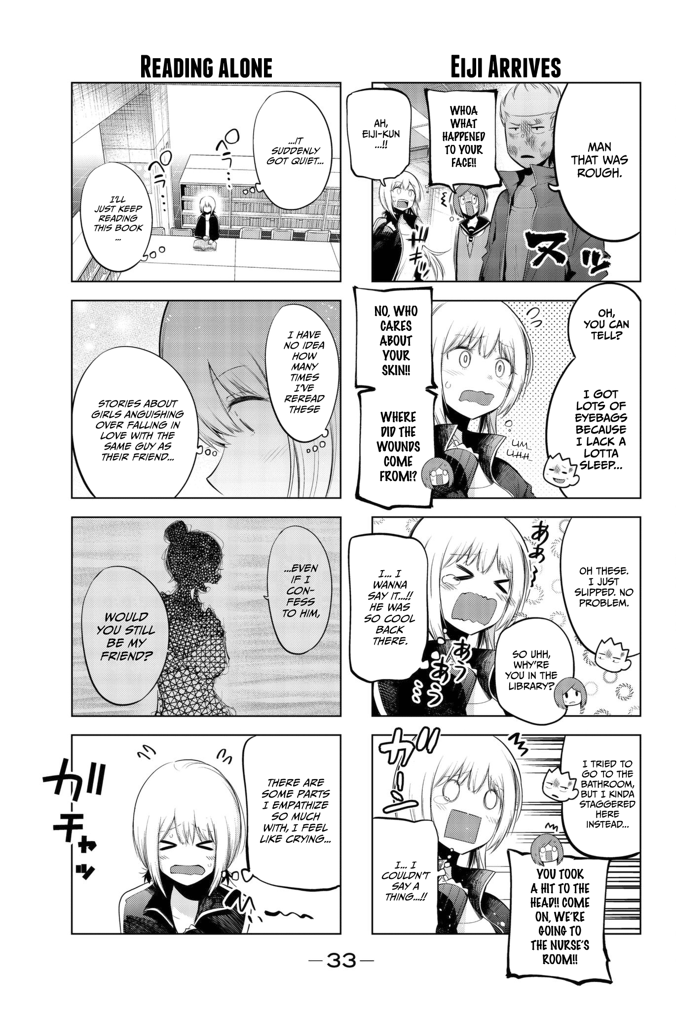 Senryuu Shoujo Chapter 70 page 5 - Chapter 70: Komachi and the library in the early morning