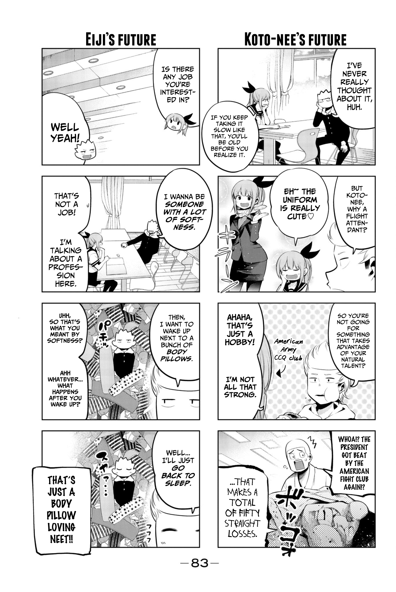 Senryuu Shoujo Chapter 74 page 3 - Chapter 74: Eiji and the future